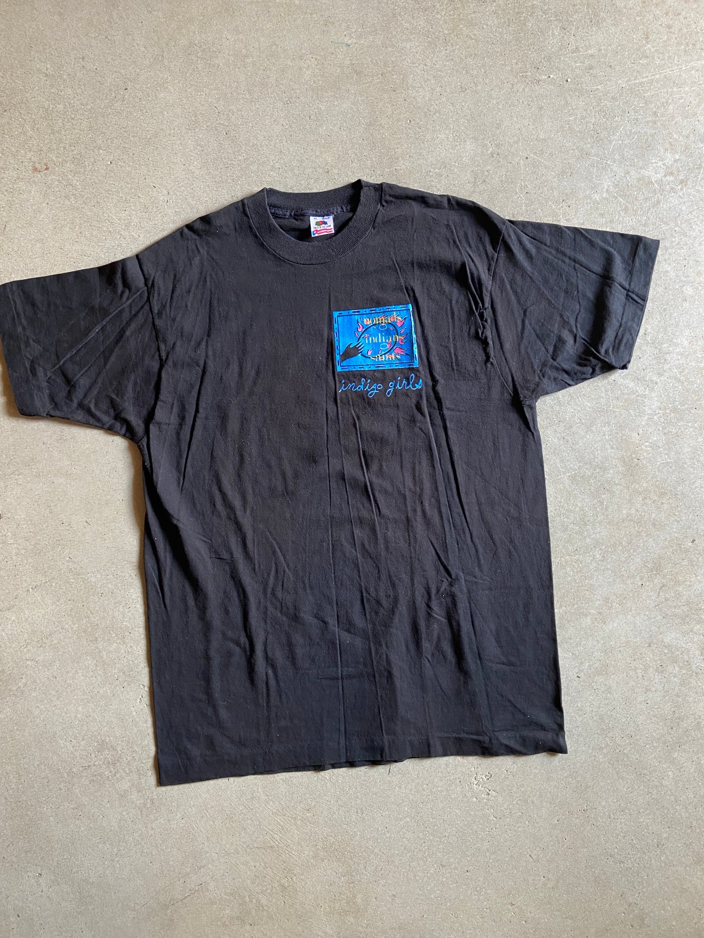 VTG Indigo Girls "Nomads Indians Saints" Tee Sz XL
