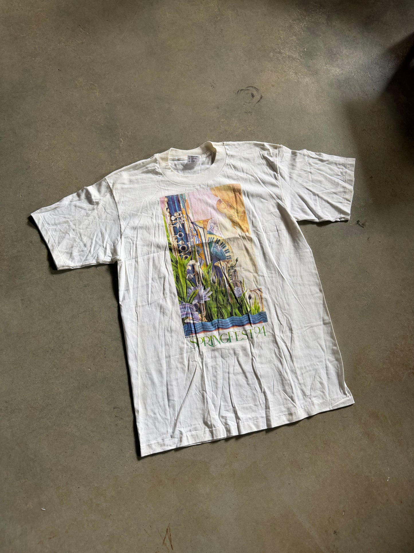VTG Springfest 1994 Paul C Jackson Art Tee Sz L