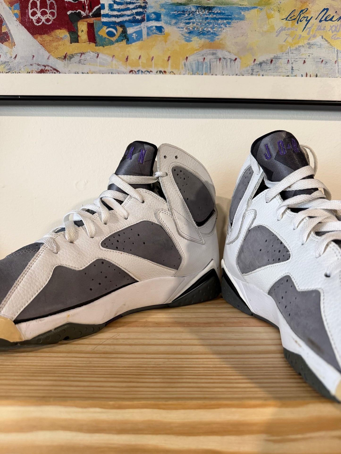 Preowned Jordan 7 Retro Flint 2005 Sz 12M/13.5W