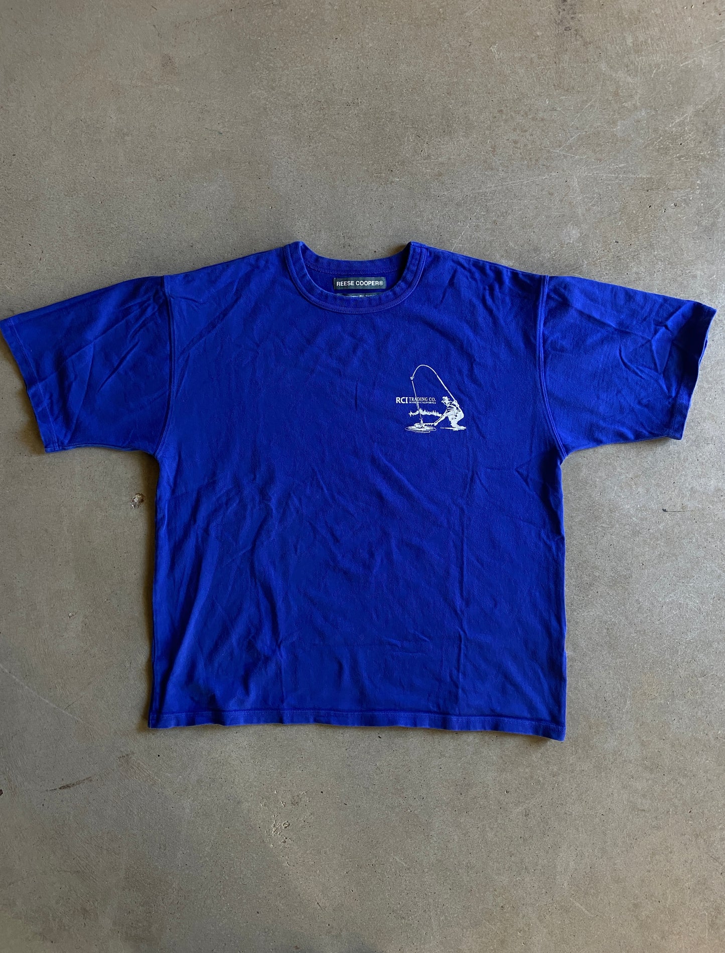 Reese Cooper RCI Trading Co Blue Tee Sz XL