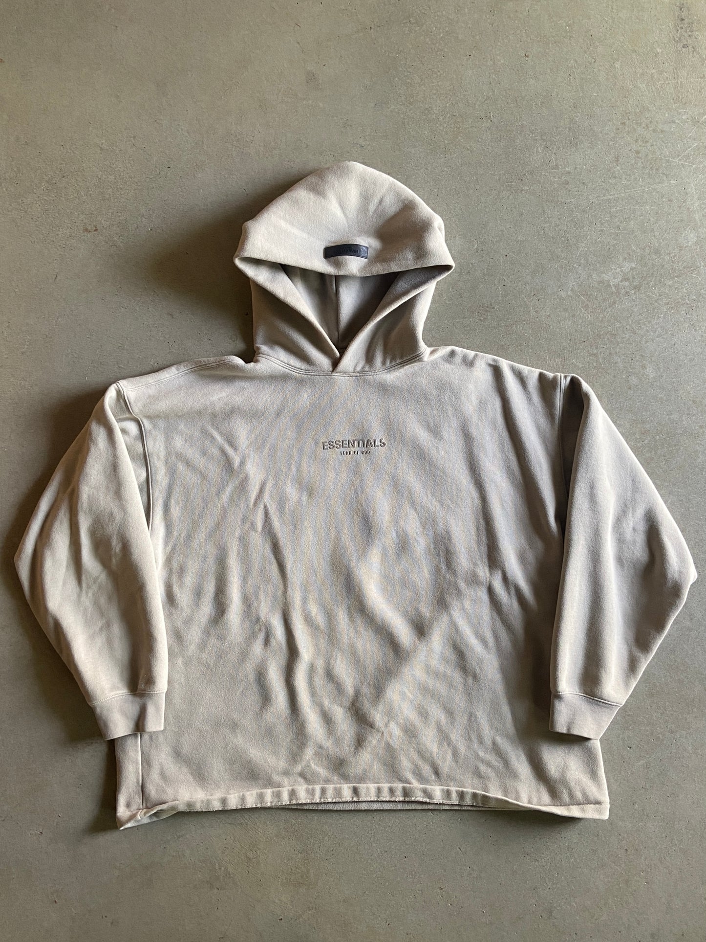 Fear Of God Essentials Tan Hoodie Sz 2XL/3XL