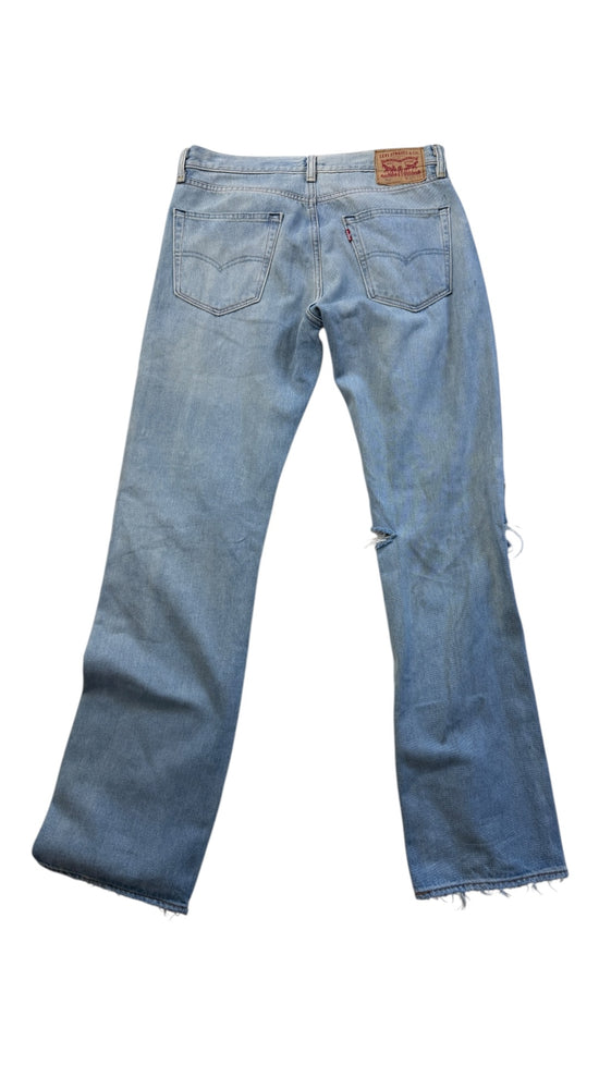 VTG Levis 502 Light Wash Denim Jeans Sz 33x33
