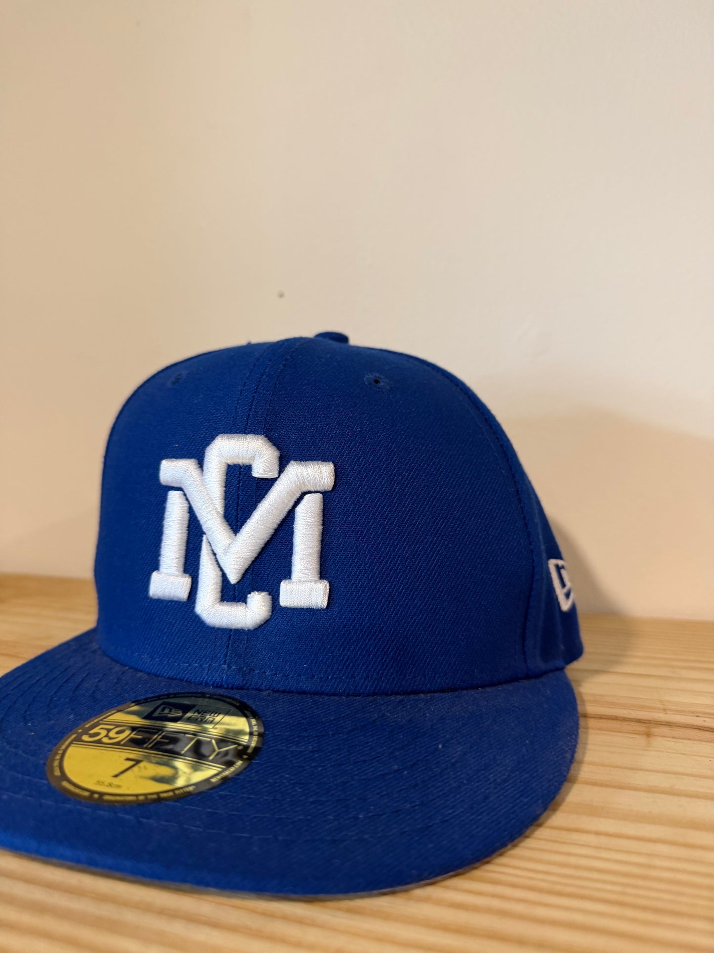 Music City Vintage Blue Fitted Hat Sz 7