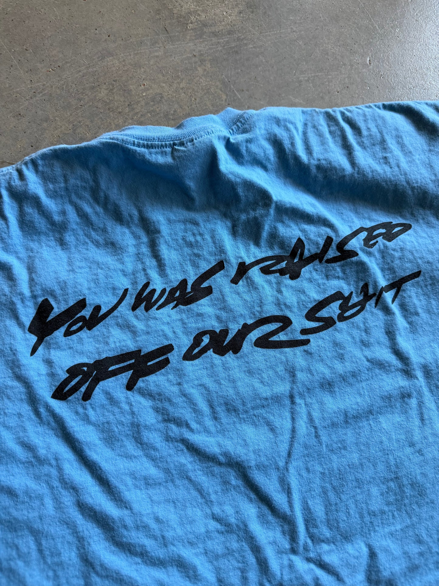 Supreme X Futura Box Logo Tee Blue Sz XL