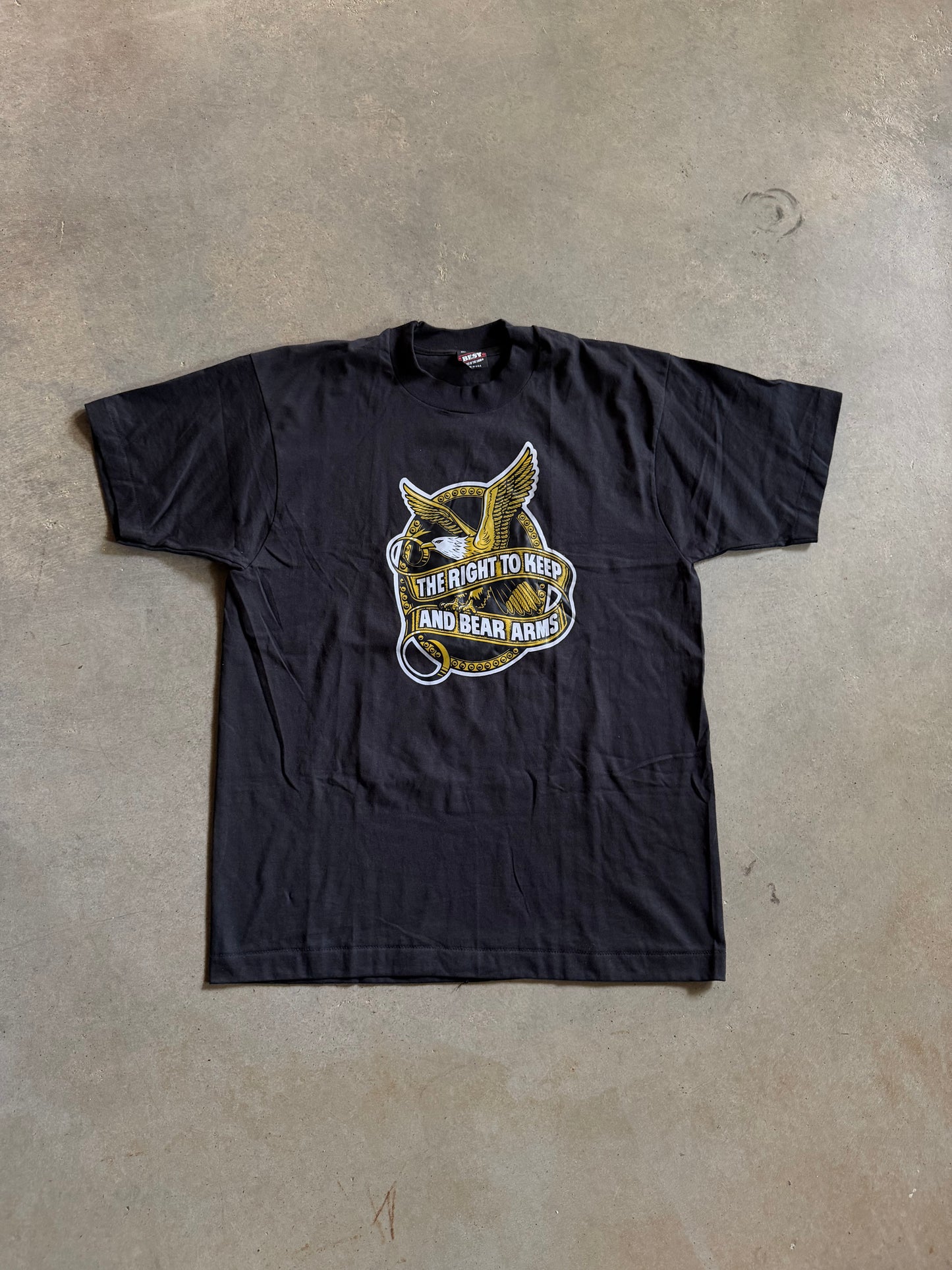 VTG The Right To Bear Arms Tee Sz L