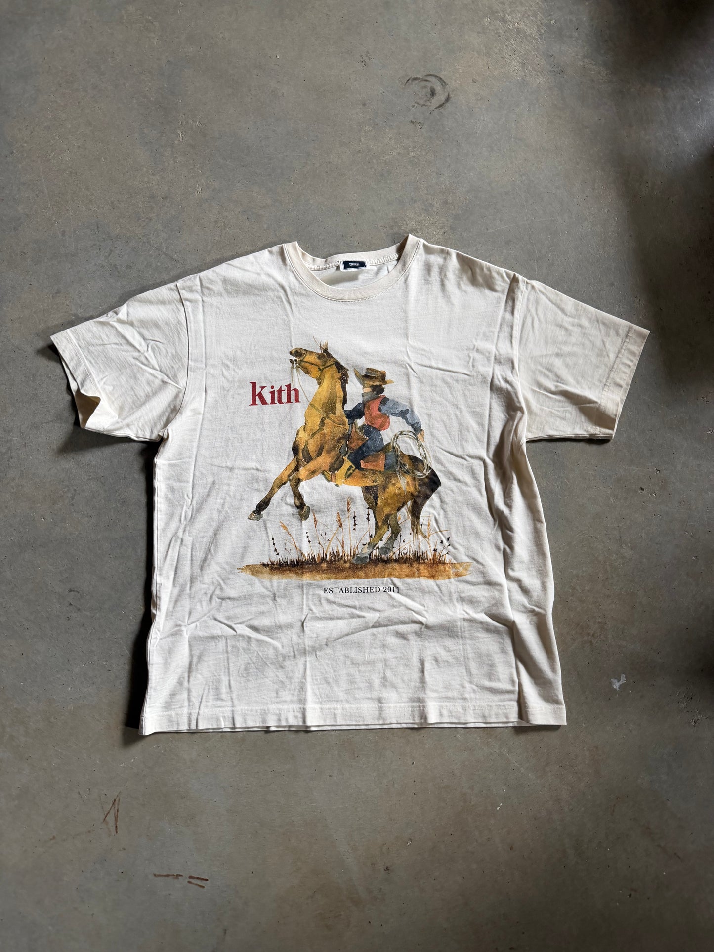 Kith Cowboy Art Tee Sz L/XL