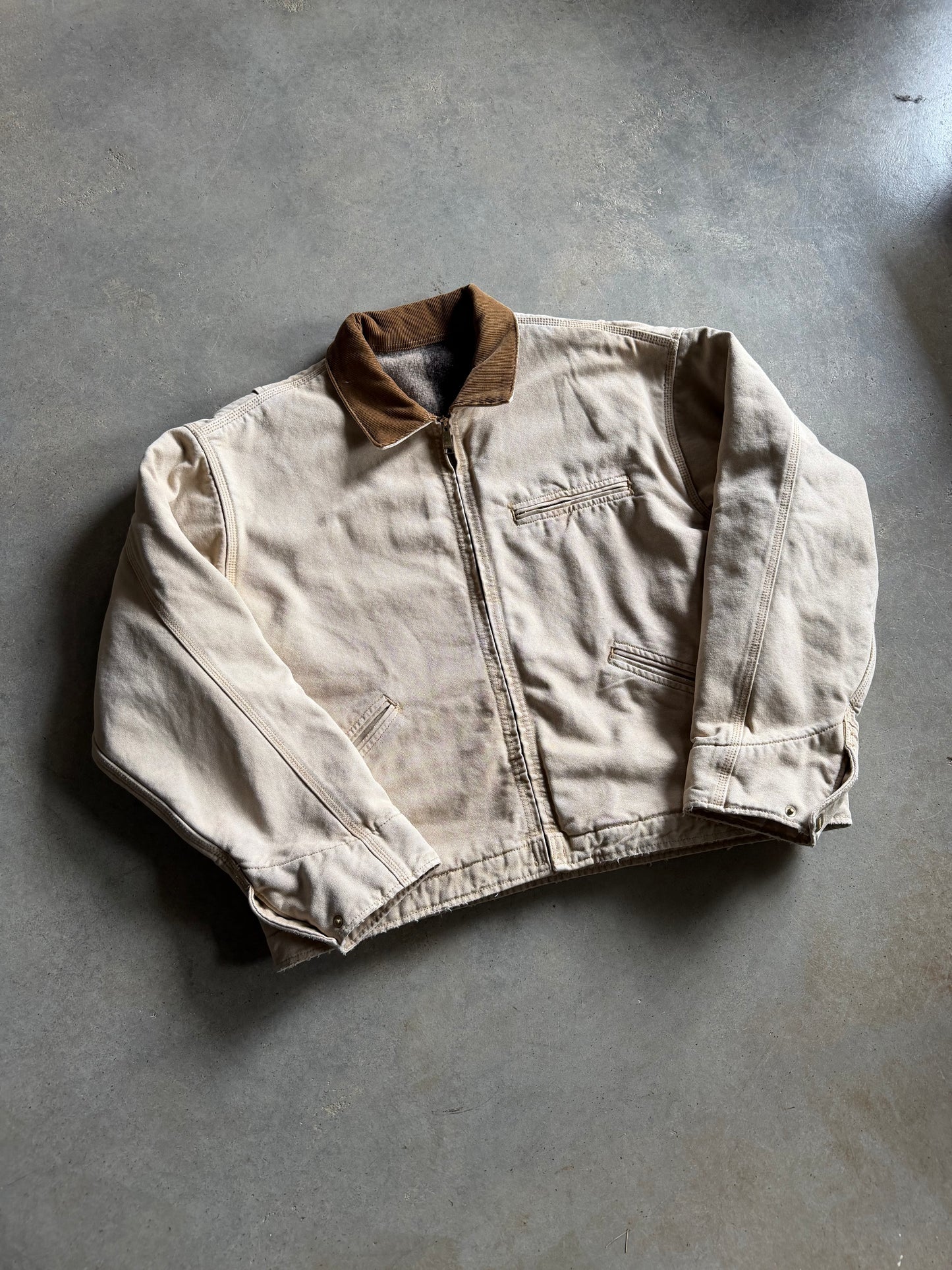 Elwood Petrol Workwear Cropped Jacket Khaki Tan Adult Sz XL