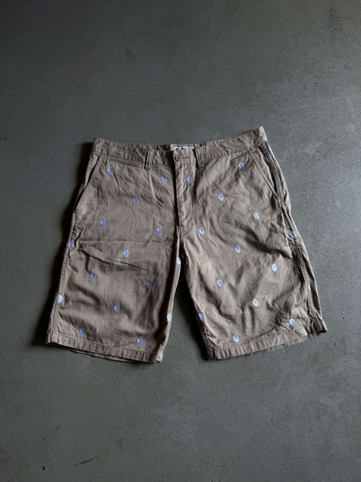 Bape Khaki Shorts Sz XL