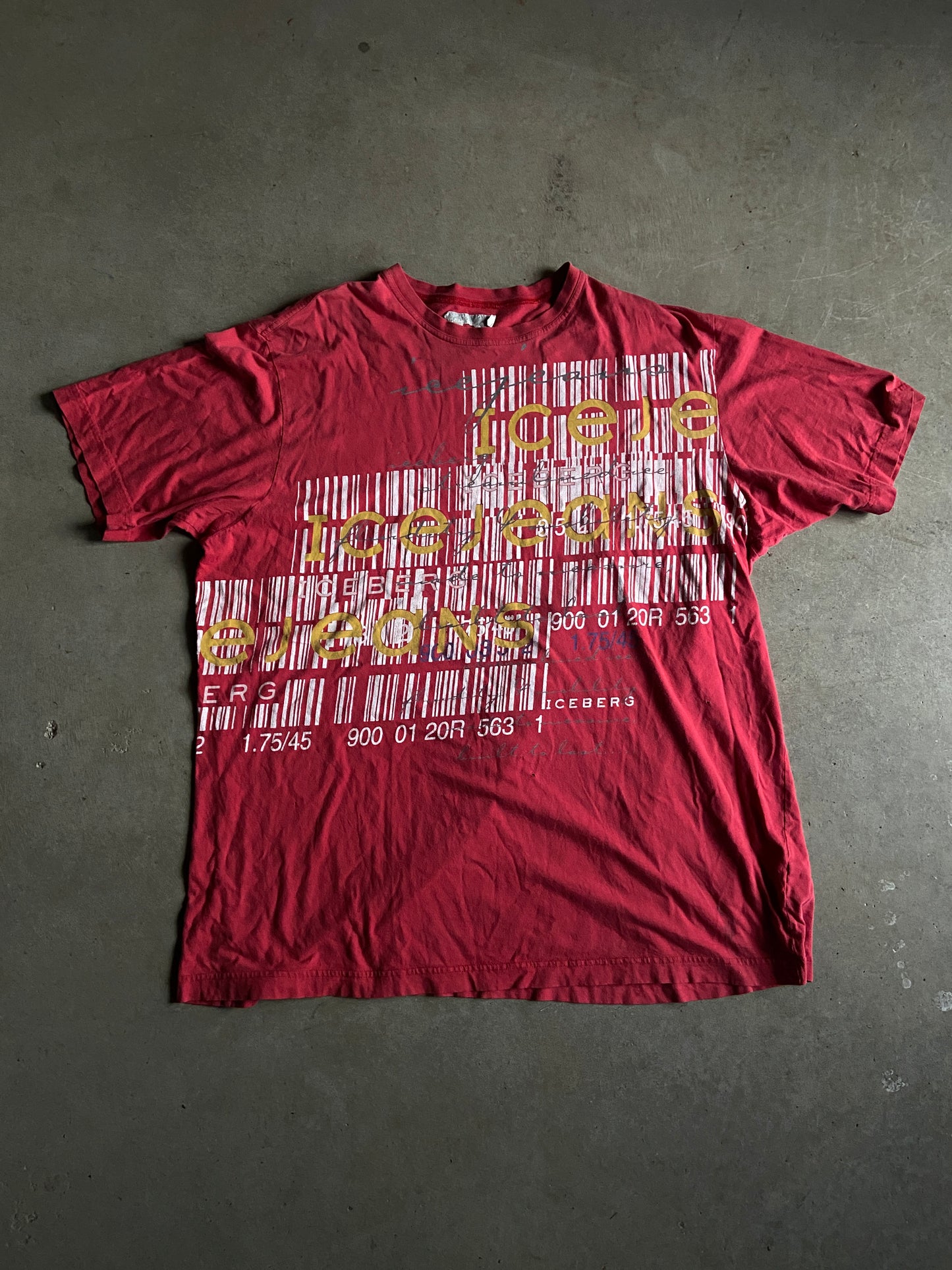 VTG Iceberg Jeans Graphic Tee Sz XXL