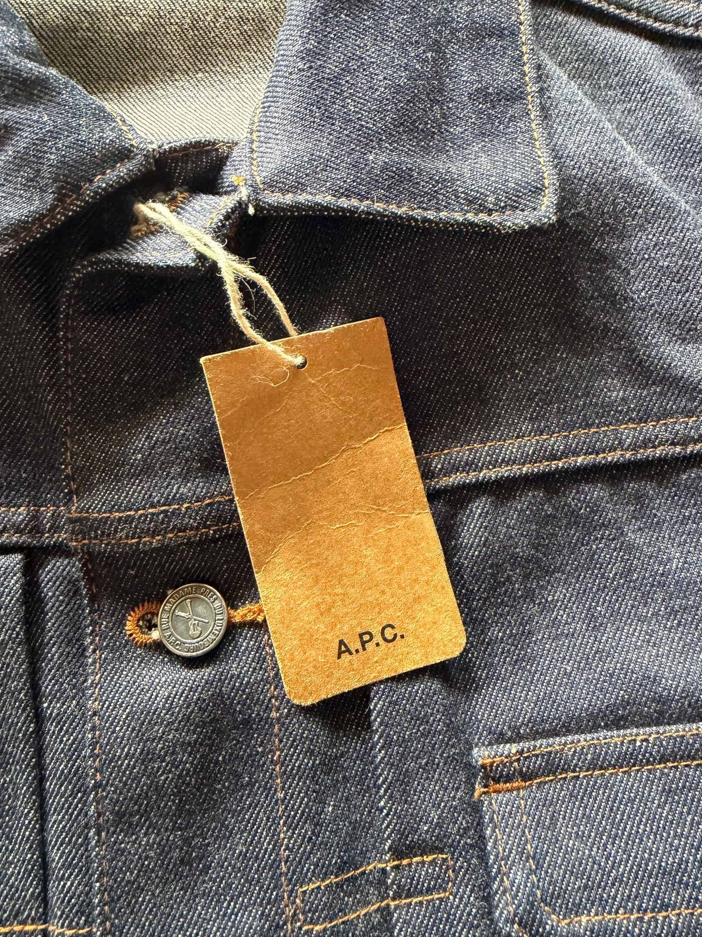 APC Veste Jean Work Denim Jacket Sz S
