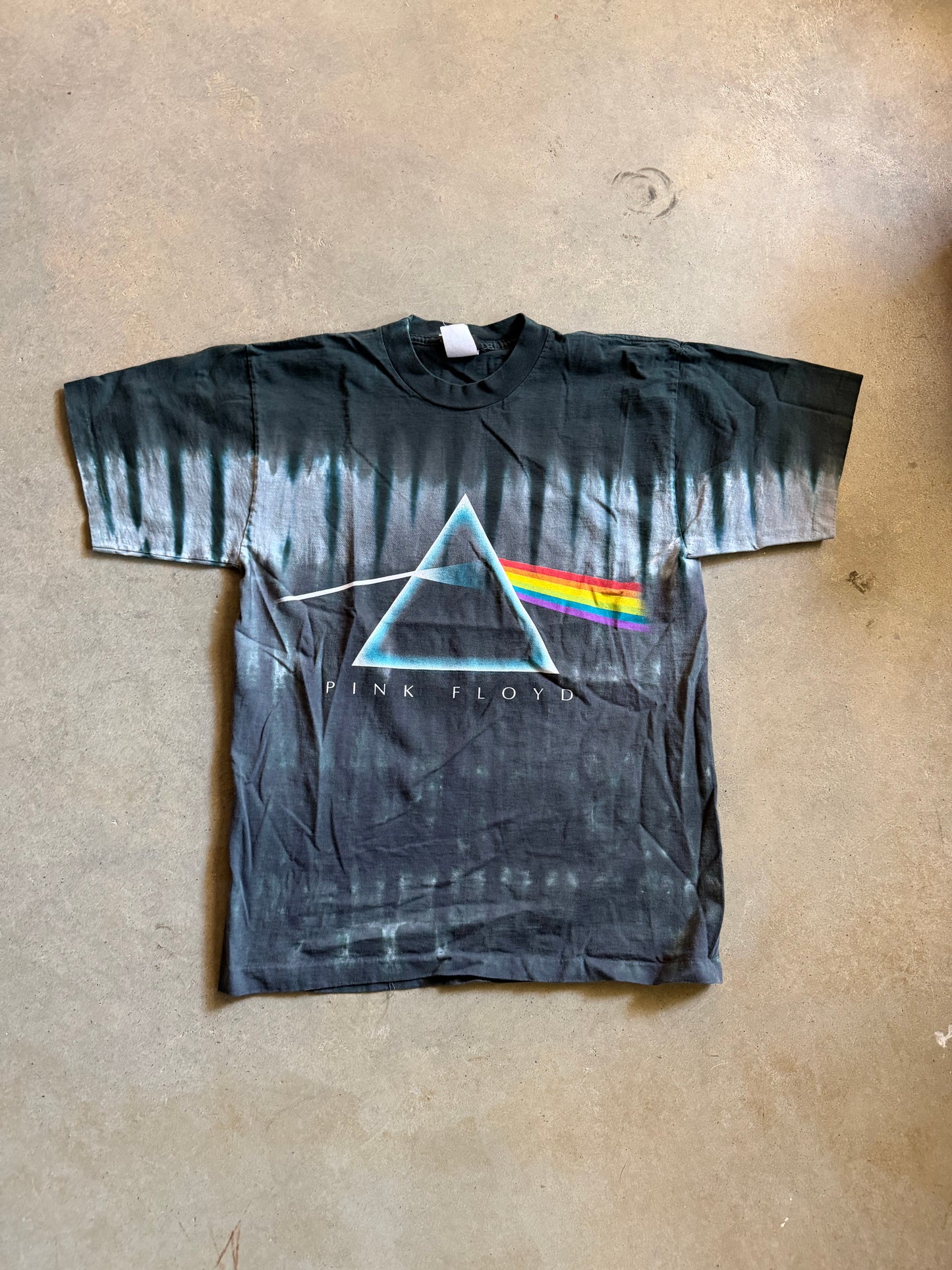 Y2K Pink Floyd Liquid Blue Tee Sz M