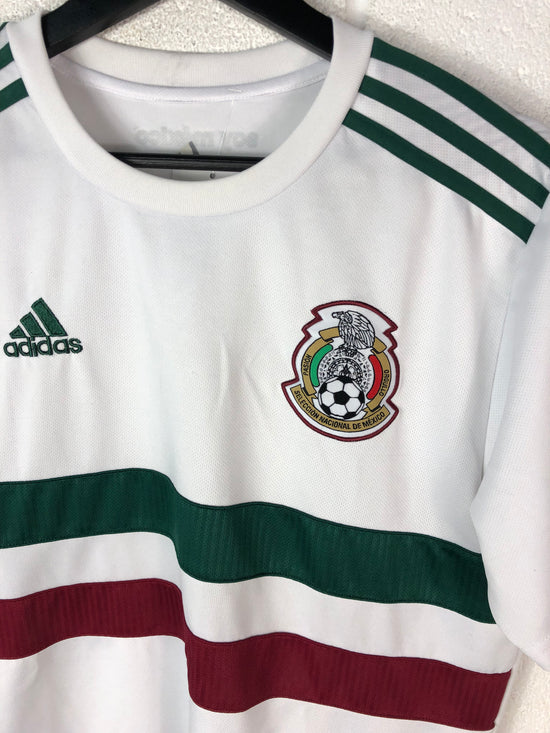 Adidas Mexico World Cup White Away Soccer Jersey Sz M