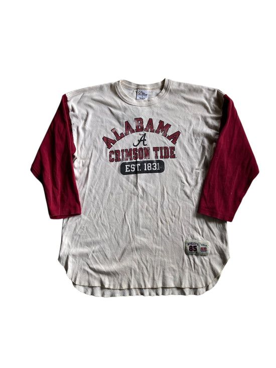 VTG Alabama 3/4 LS Tee Sz L