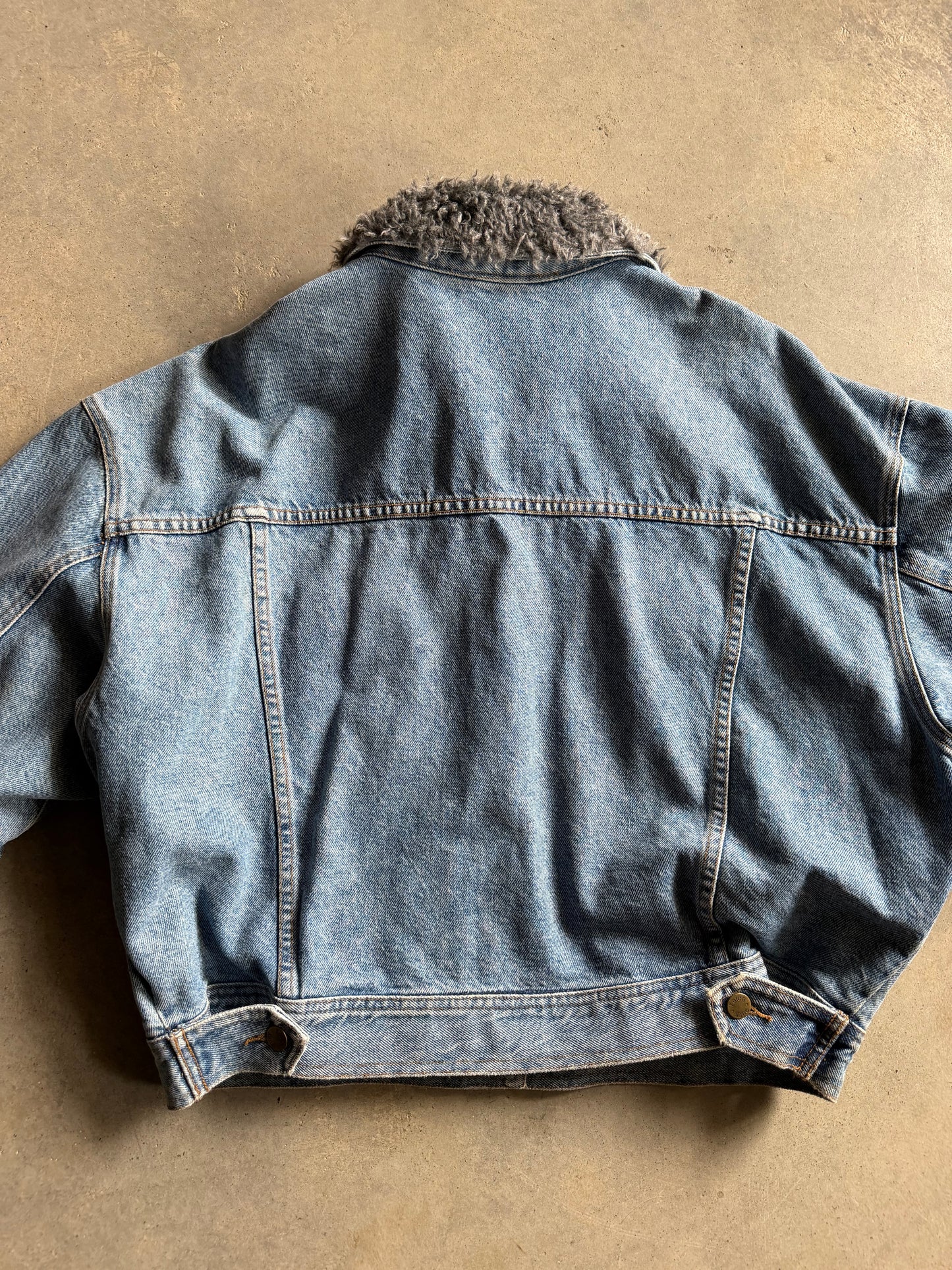 VTG Karen Kane Blue Jean Denim Jacket Sz M/L