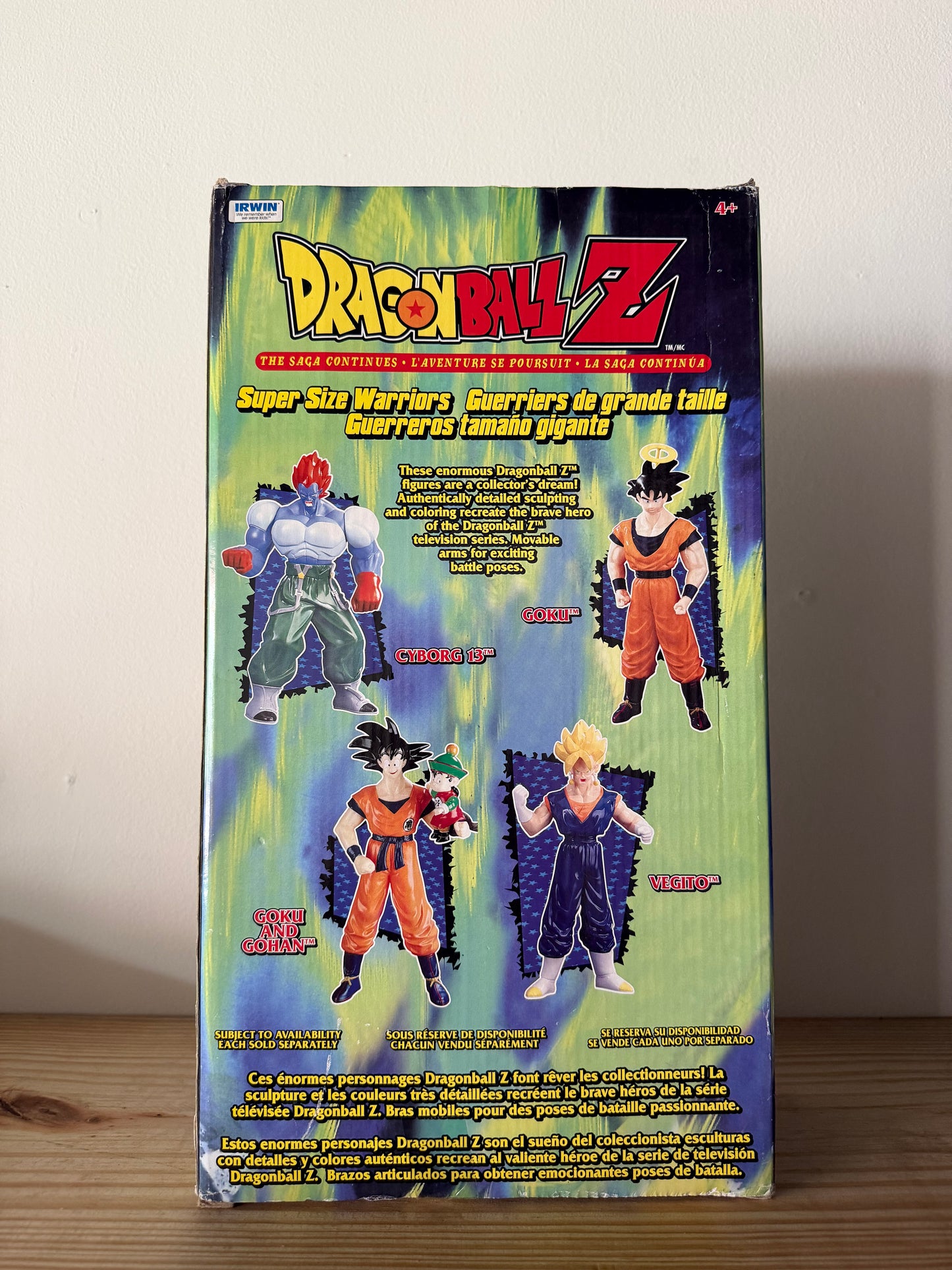 VTG Dragonball Z Super Size Warriors Vegito Figure
