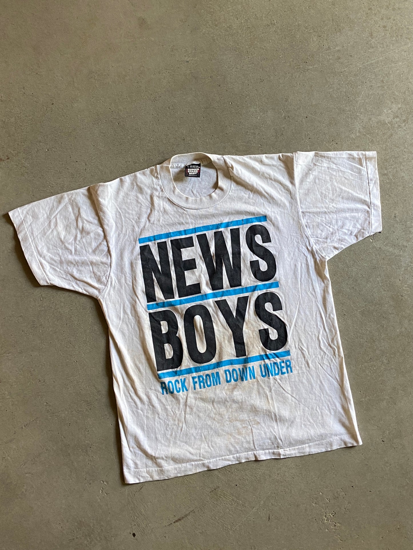 VTG News Boys Rock From Down Under Tee Sz M