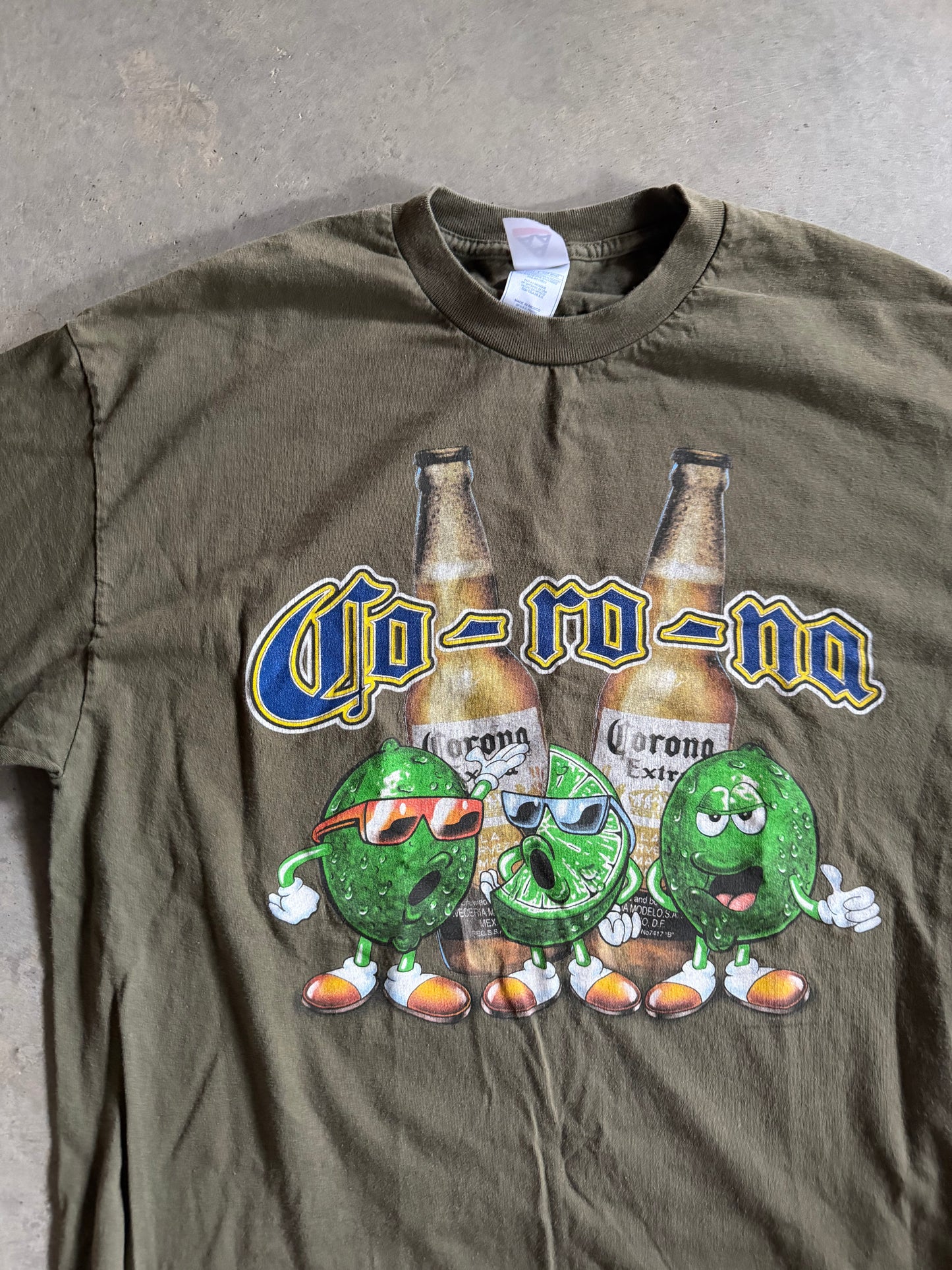 VTG Corona Lime Mascot Tee Sz L/XL