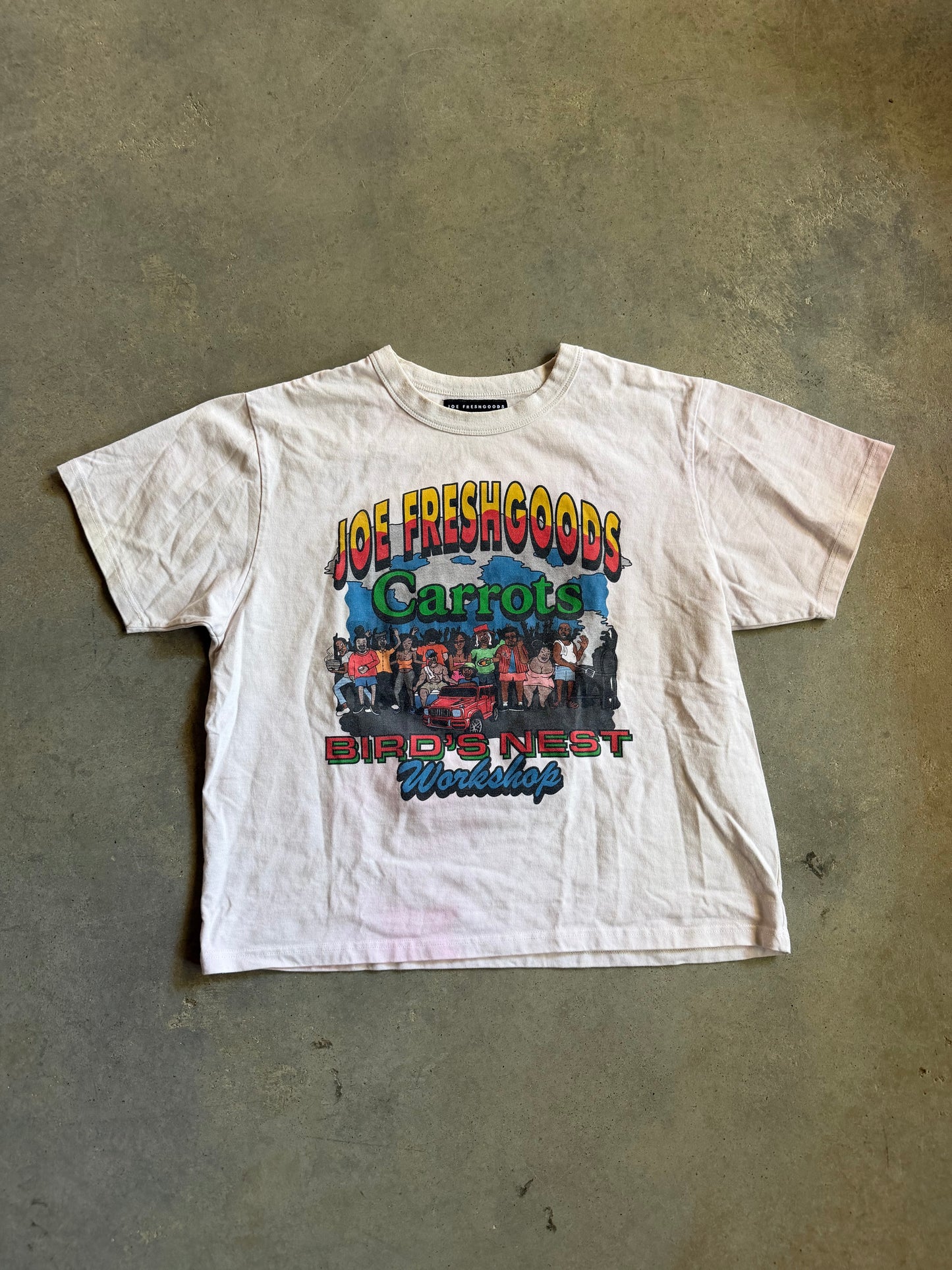Joe Freshgoods Carrots Bird's Nest Tee Sz M