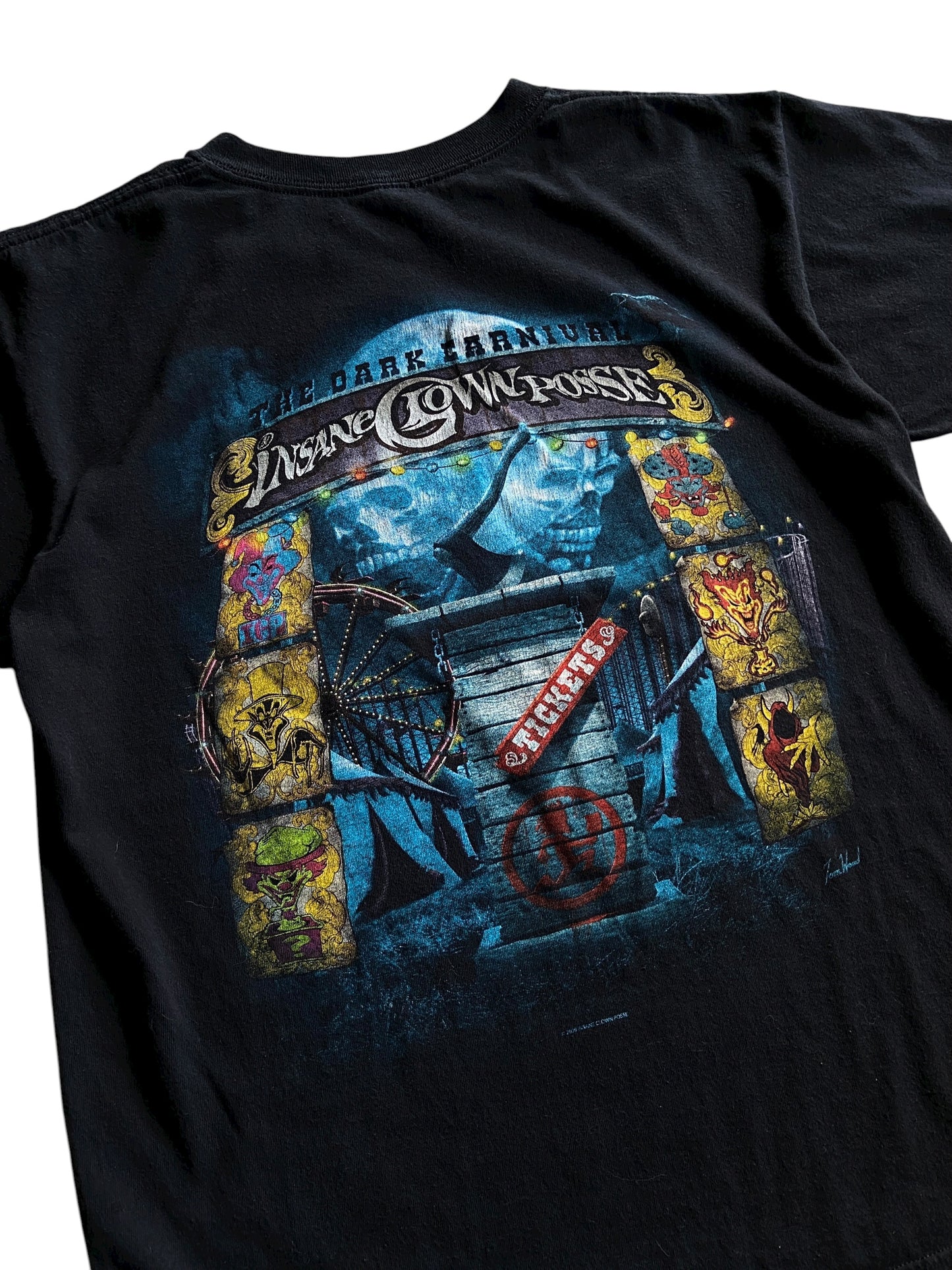 Y2K Insane Clown Posse The Dark Carnival Tee Sz L