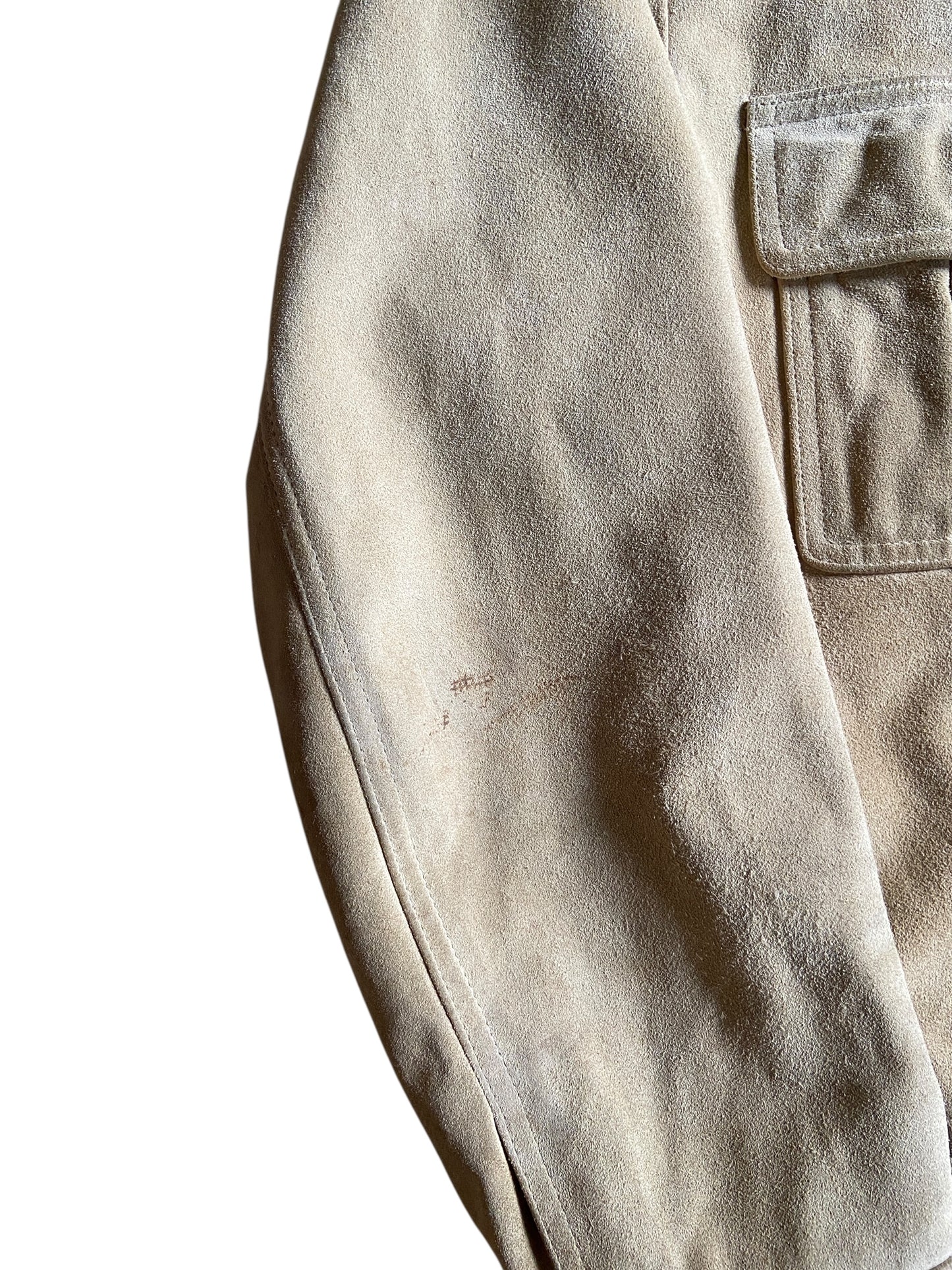 VTG Polo Ralph Lauren Suede Leather Jacket Sz L