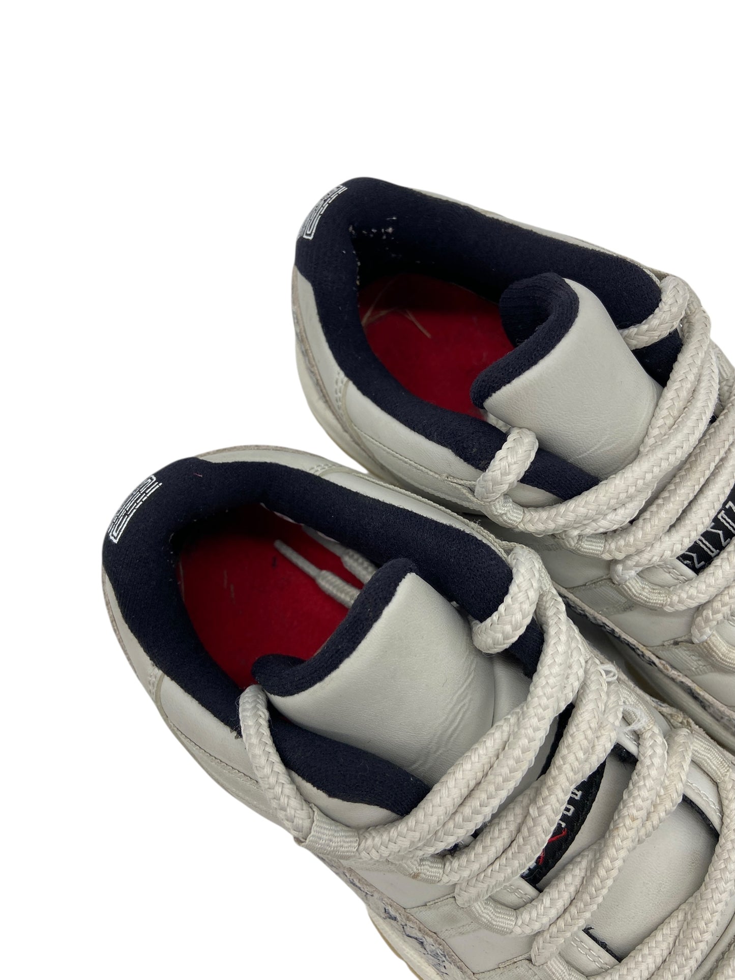 Preowned Air Jordan 11 GS Low Snake Light Bone Sz 6y