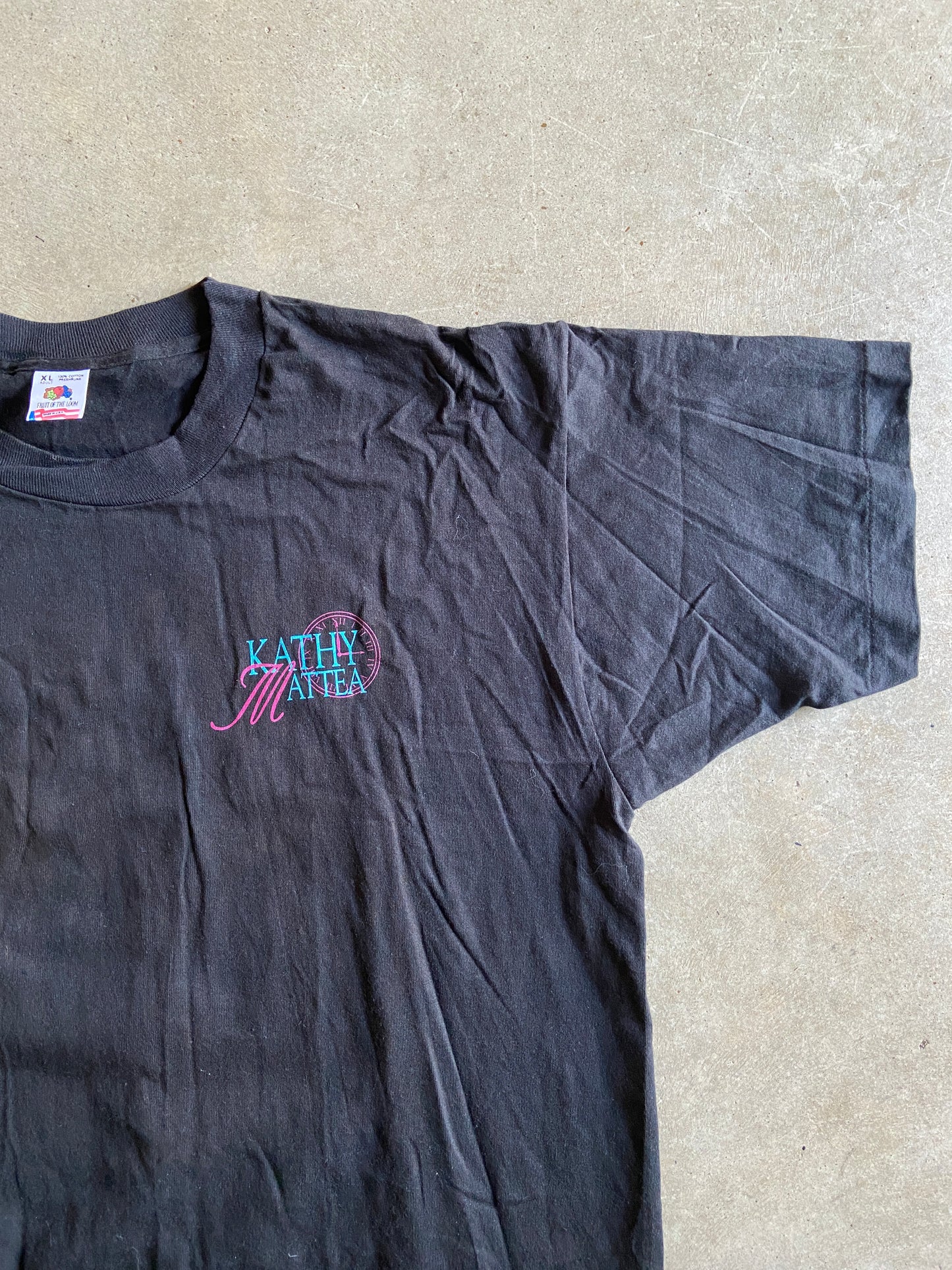 VTG Kathy Mattea "Lonesome Standard Time" Tee Sz XL