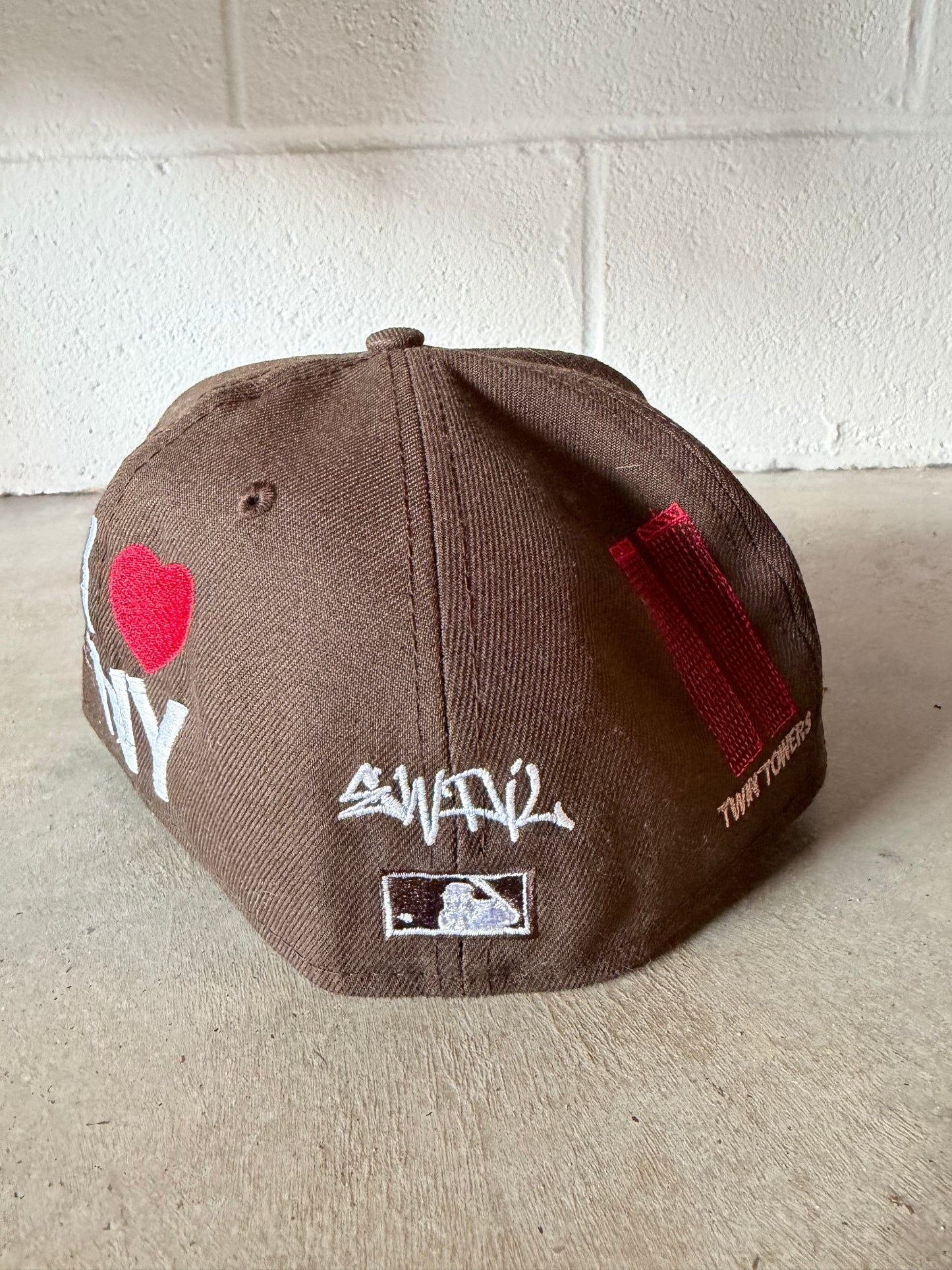 Lord Fubu New York Yankees 5950s EWDIL Fitted Hat Sz 7 1/4