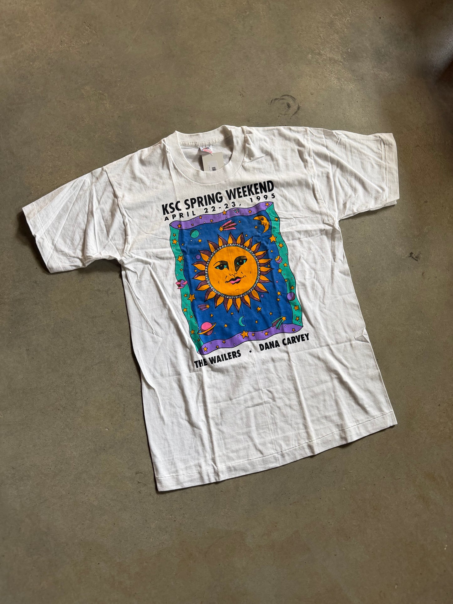VTG 1995 The Wailers Dana Carvey Crew Tour Tee Sz L