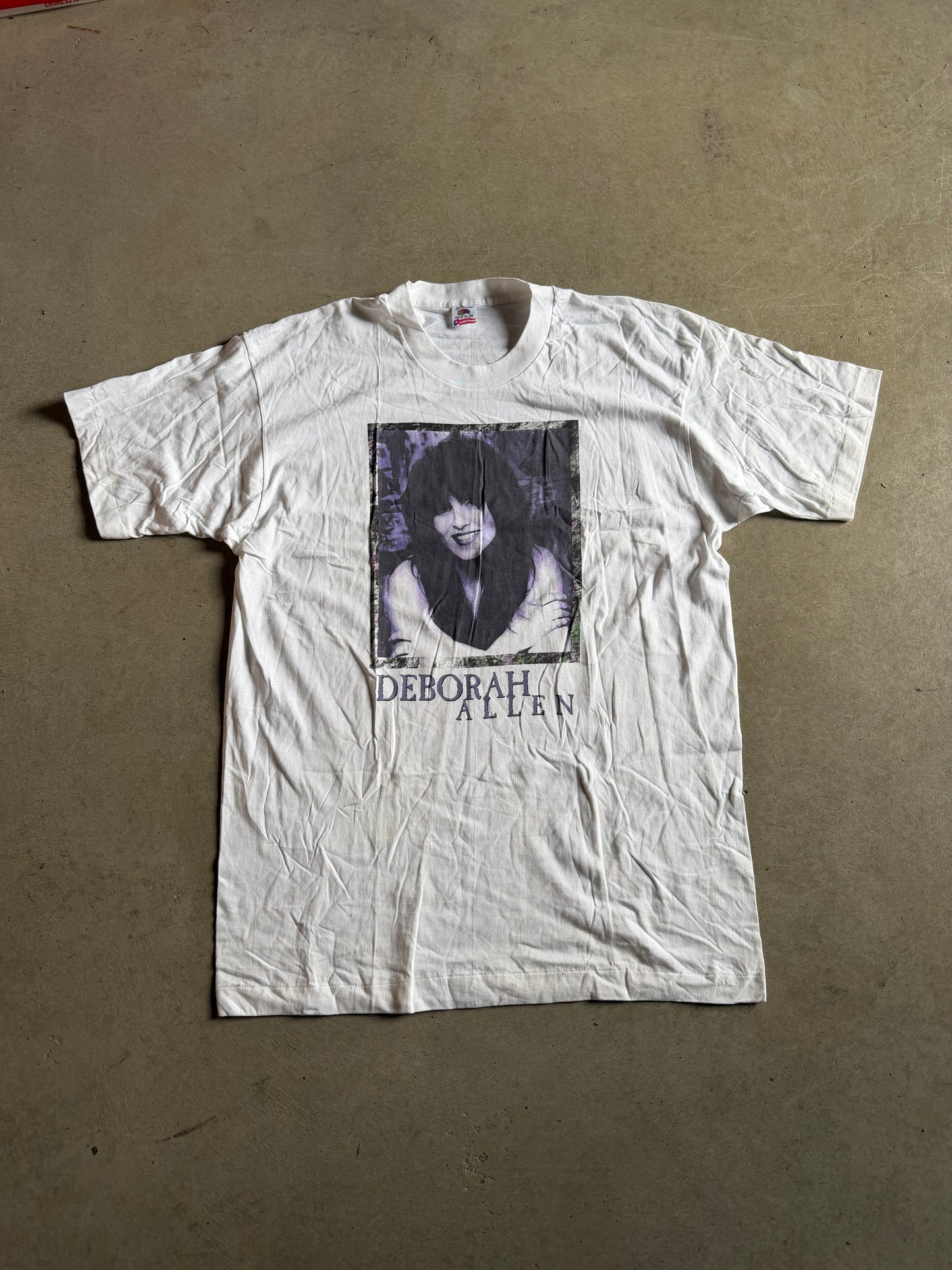 VTG 90s Deborah Allen All That I Am Tour Tee Sz XL