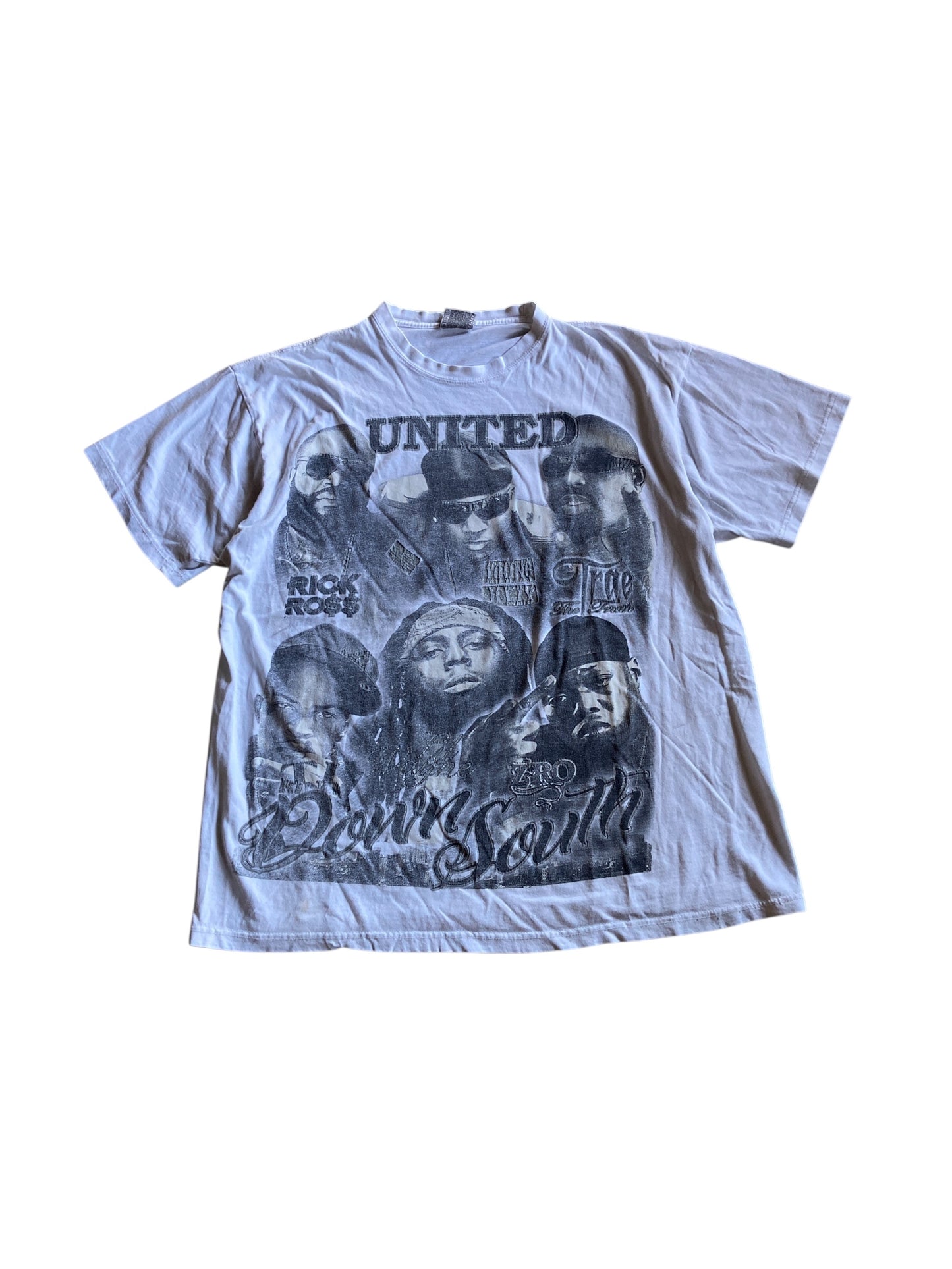VTG United Down South Hip Hop Tee Sz 2XL