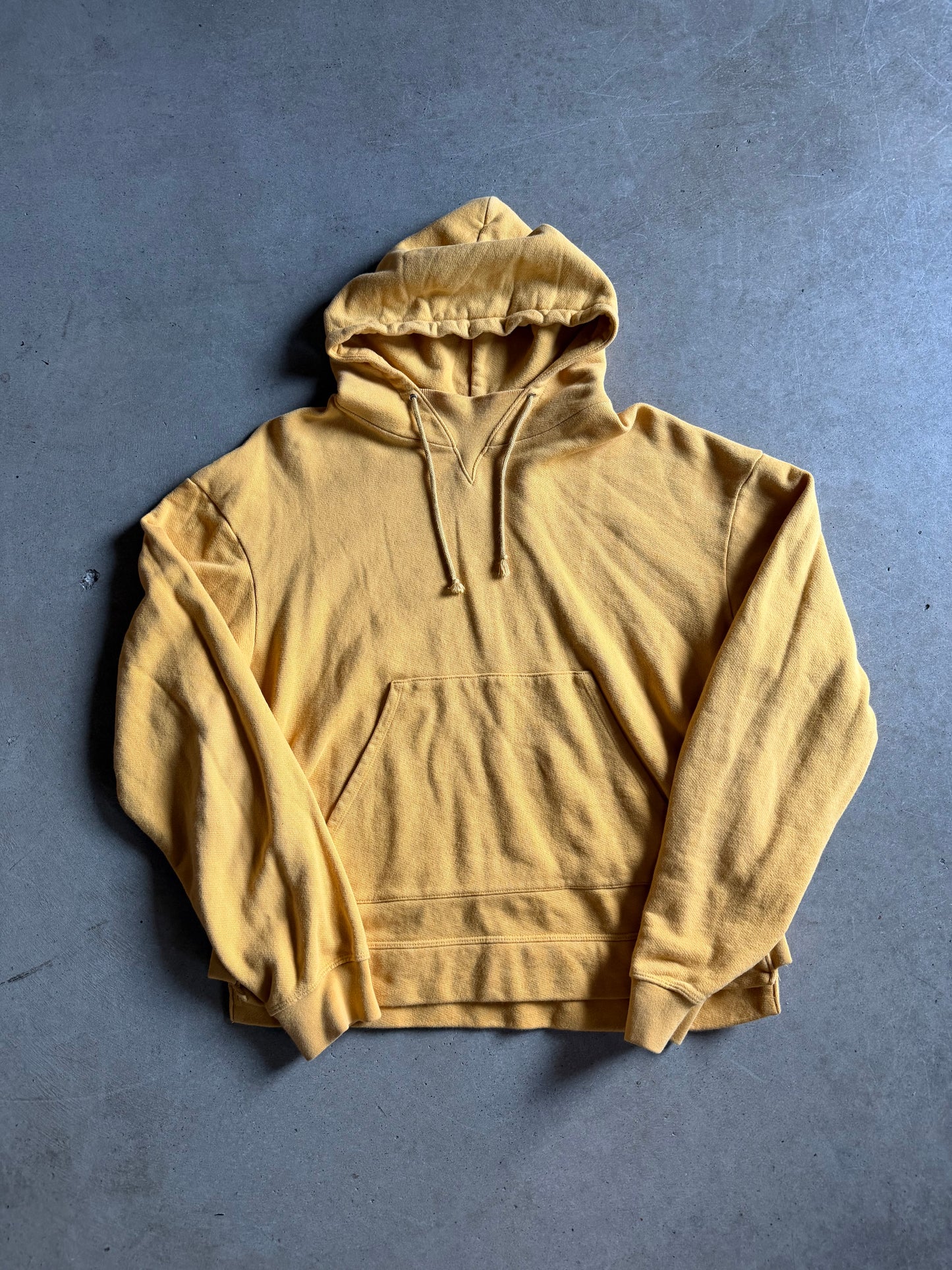 John Elliott Golden Yellow Hoodie Sz XL