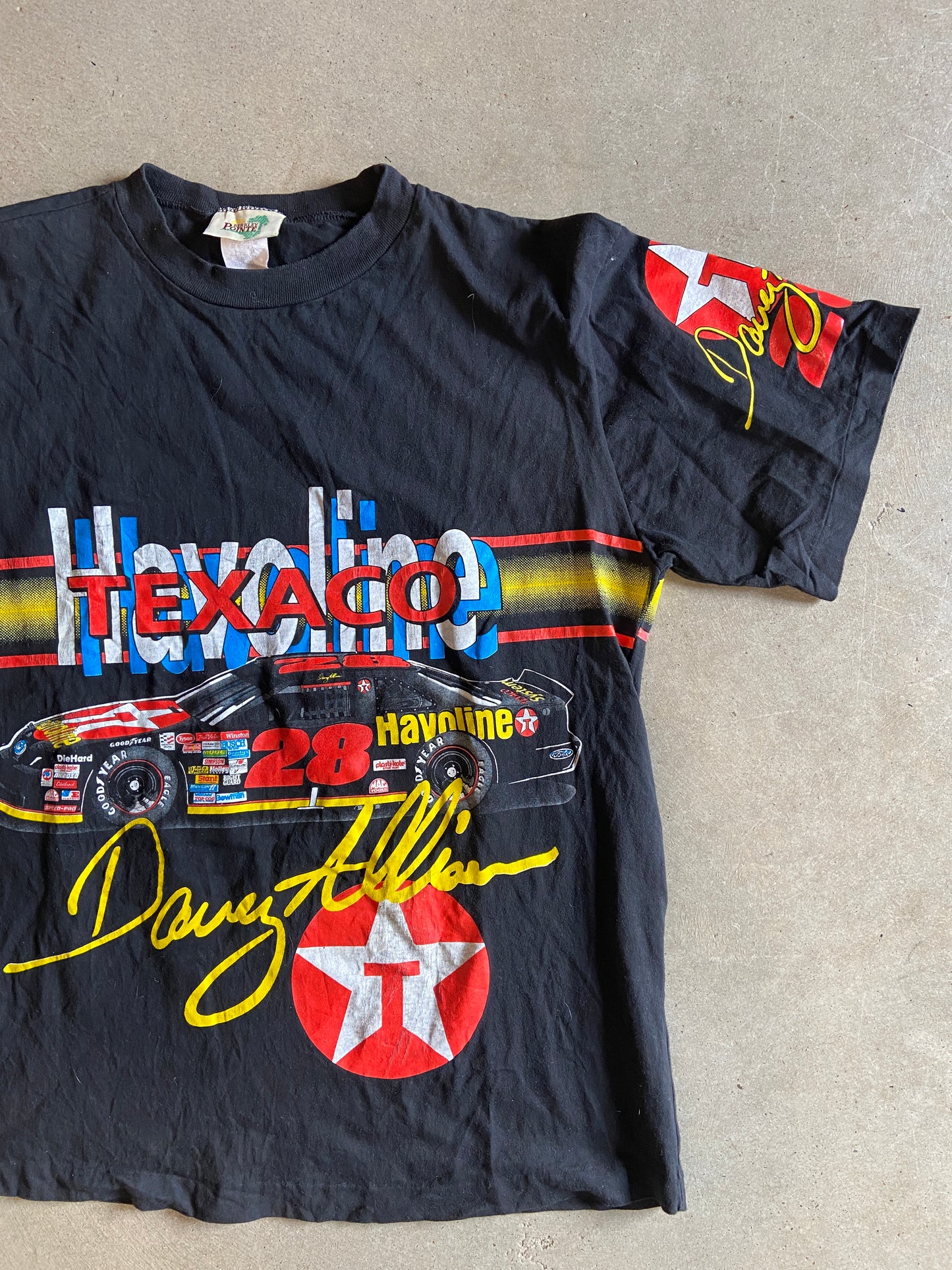VTG Havoline Texaco Davey Allison Nascar Tee Sz XL