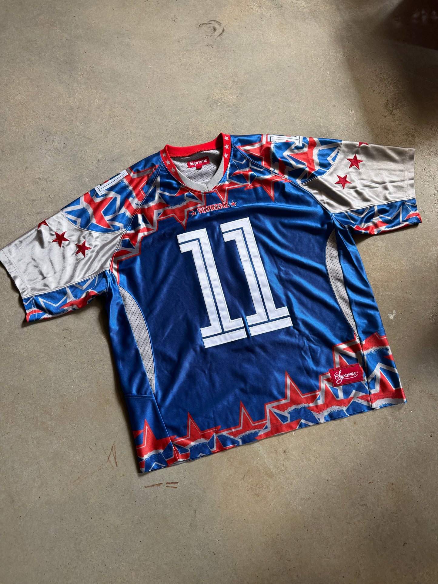 Supreme Stars Football Jersey Royal Sz L
