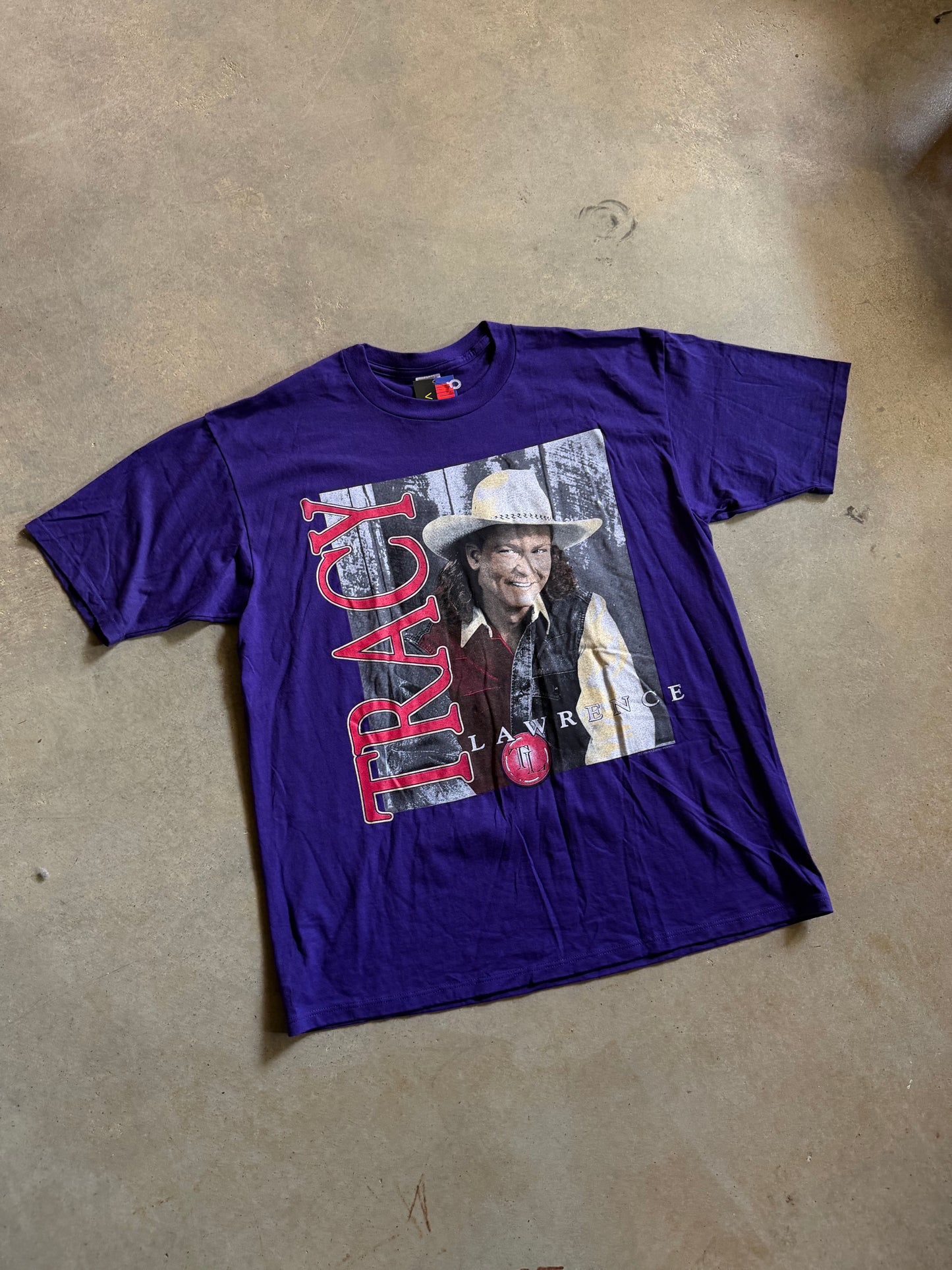 VTG 1993 Tracy Lawerence Break Heart Country Music Tour Tee Sz XL