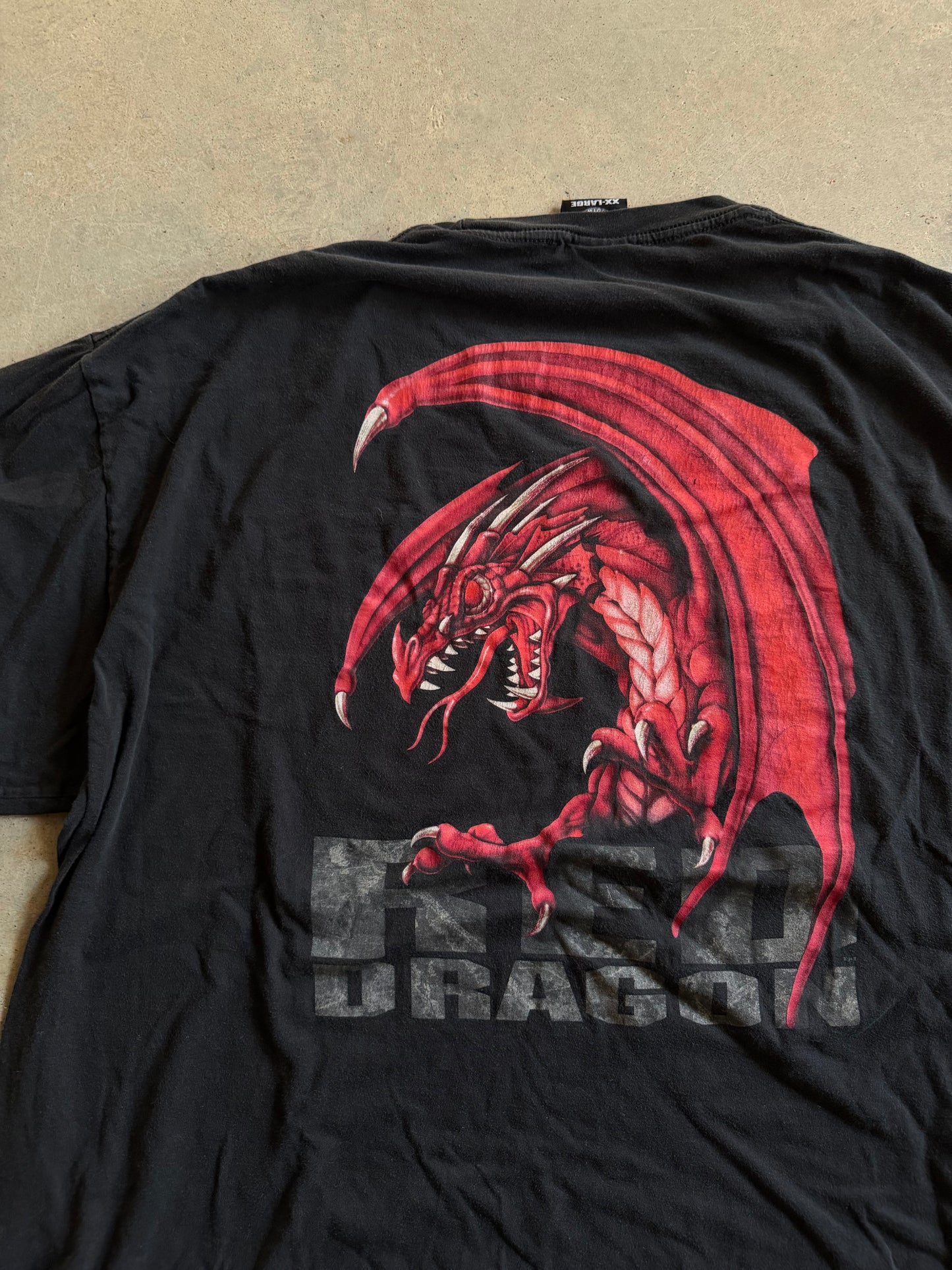 VTG Red Digital Cinema Dragon Tee Sz 2XL