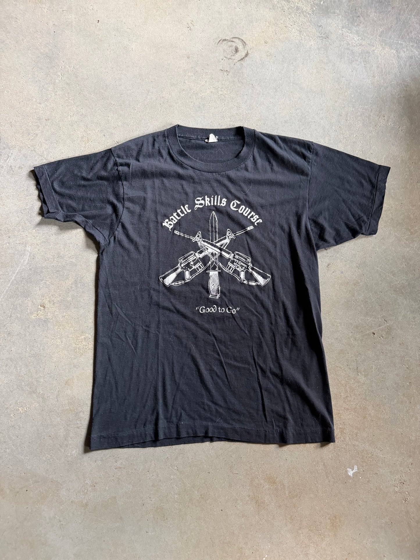 VTG Battle Skills Course Good To Go Guns Tee SZ M/L
