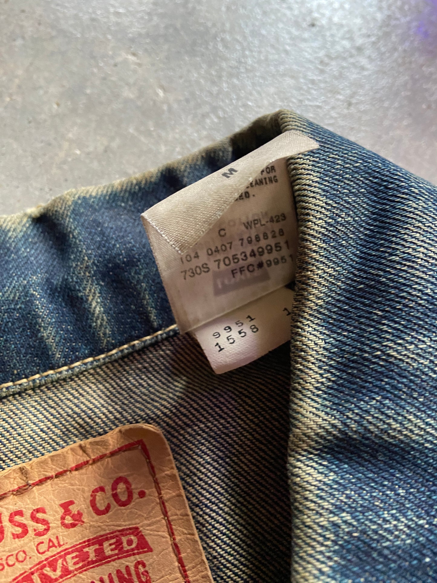 Y2K Levis Type 1 Denim Jacket Sz M