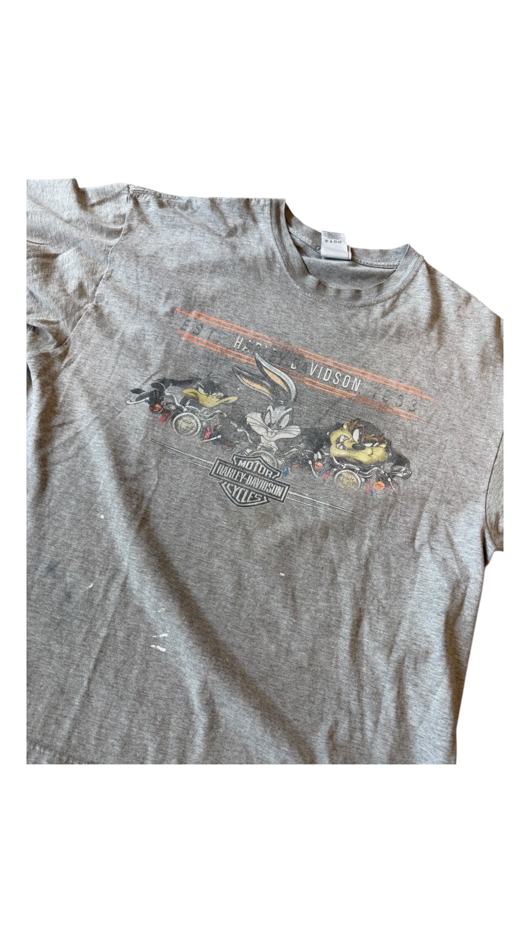 VTG Harley Davidson Looney Tunes Tee Sz XL