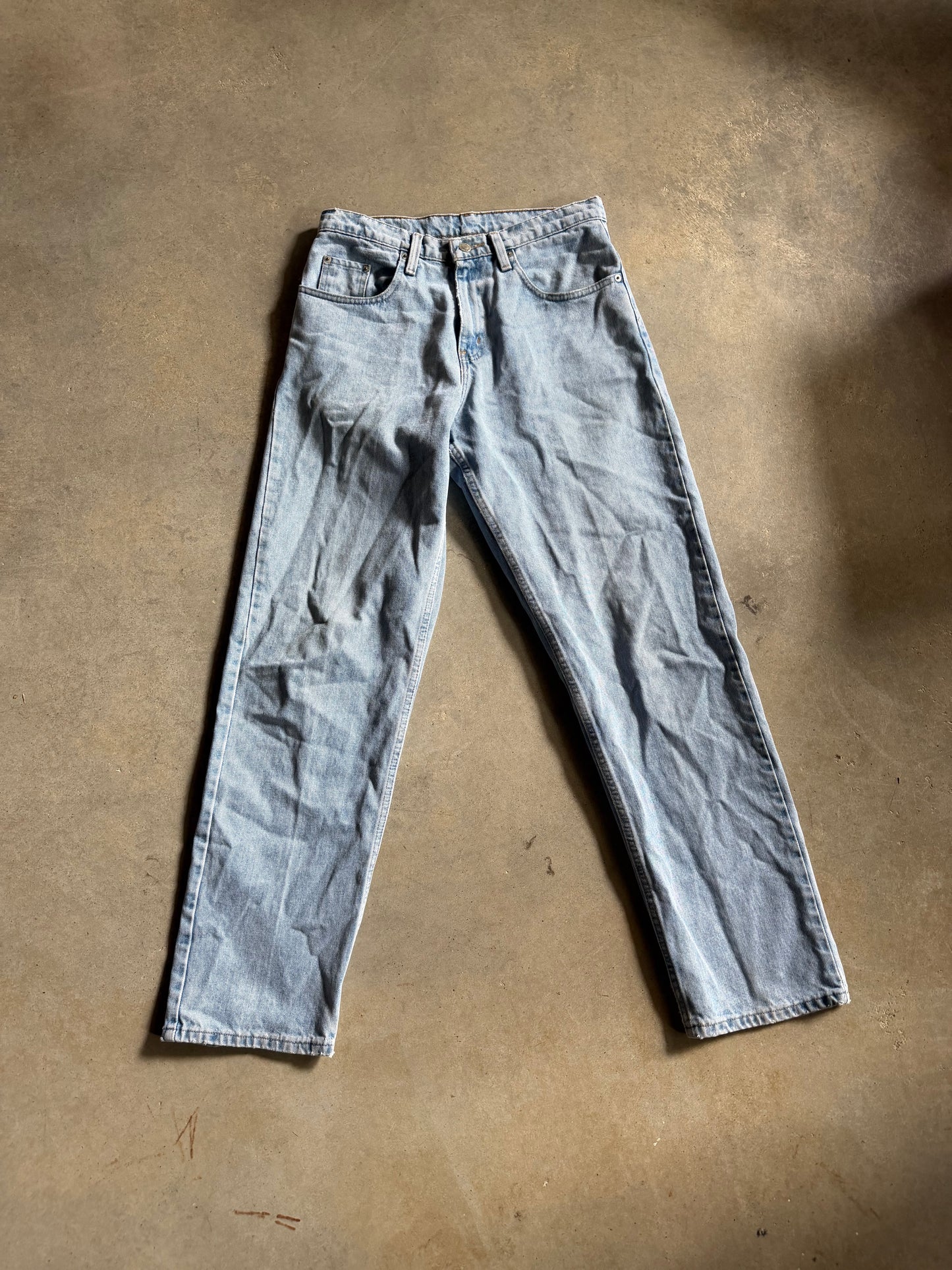 VTG Polo Jeans Co Light Wash Jeans Sz 30x32