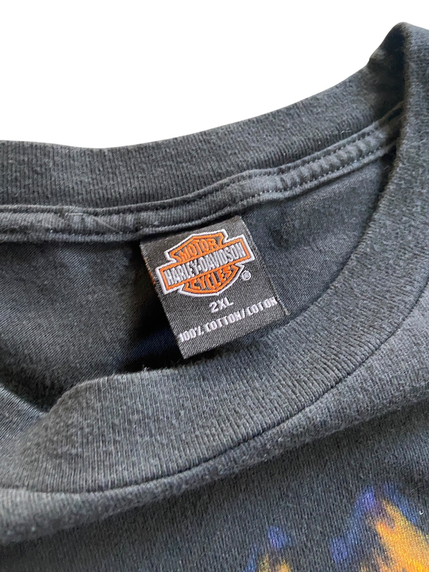 VTG Harley Davidson Southampton England Tee Sz 2XL