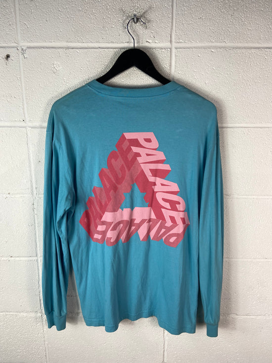 Load image into Gallery viewer, Palace L/S Tri-Ferg Tee Sz Med
