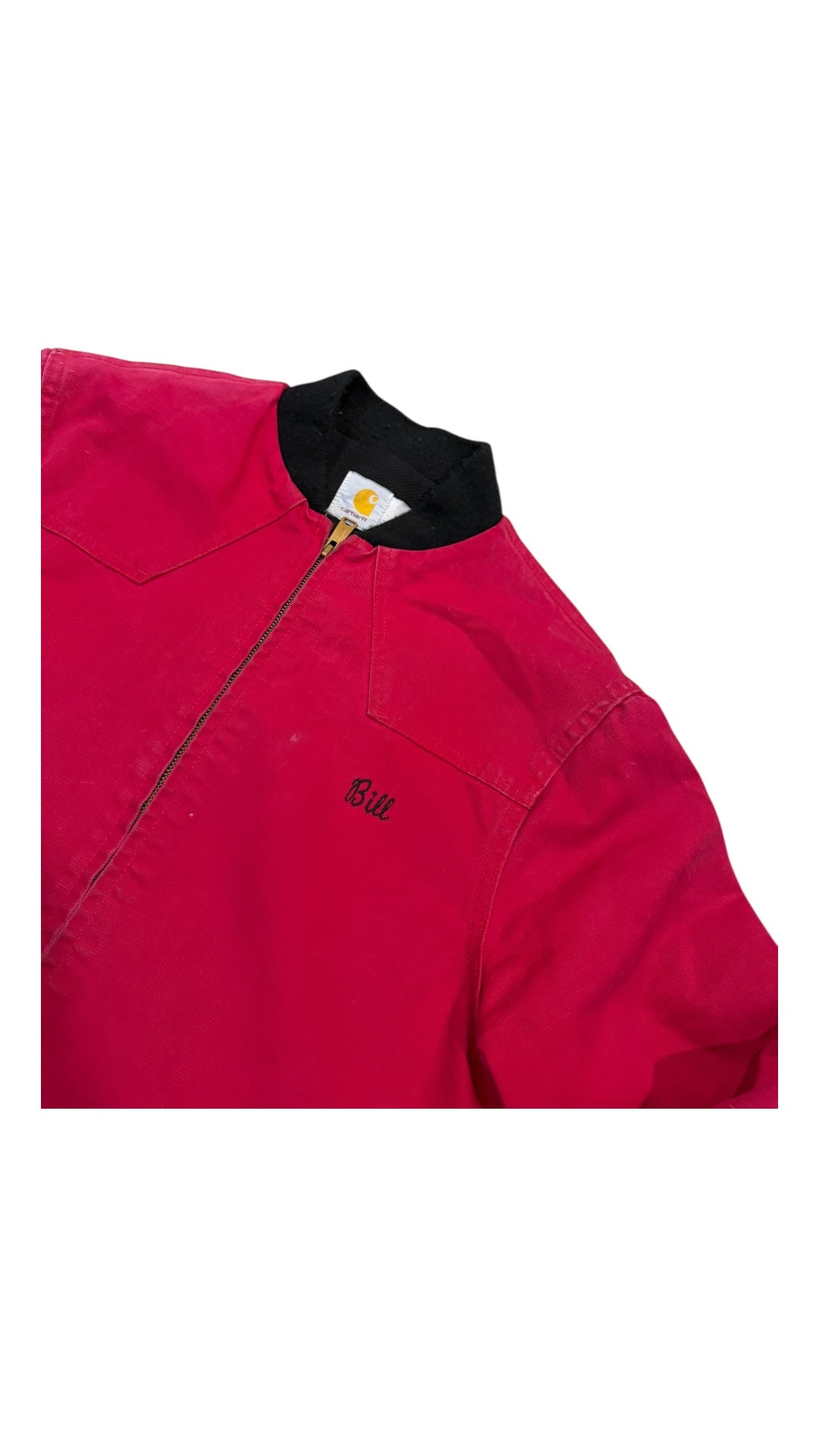 VTG Carhartt Red "Beefalo" Jacket Sz L
