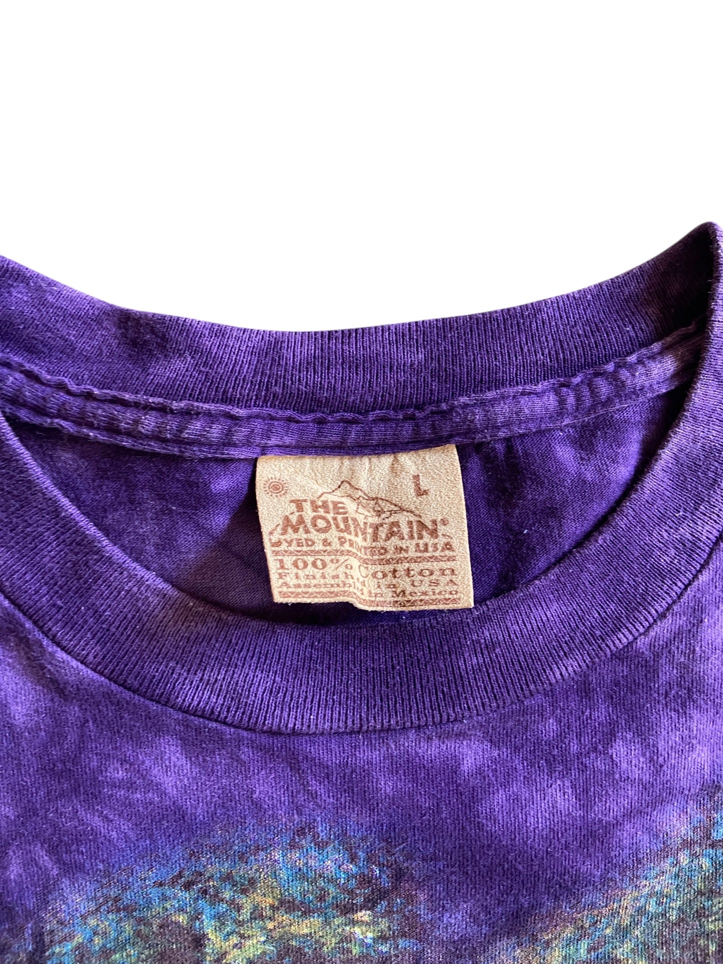 2001 Tie Dye The Mountain Horse Tee Sz L