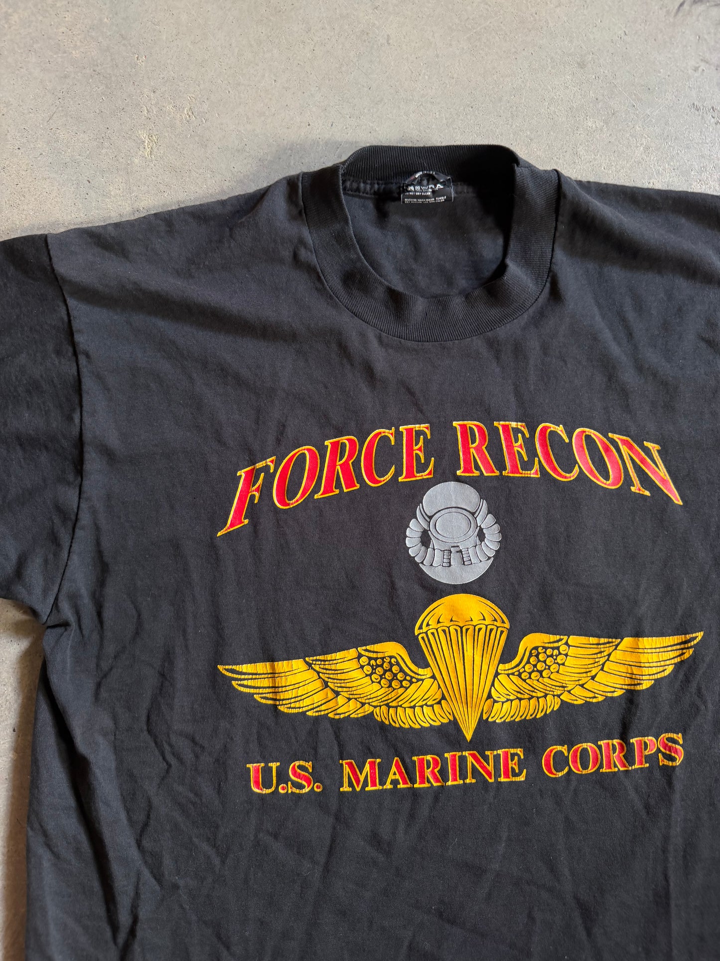 VTG USMC Force Recon Tee Sz L/XL