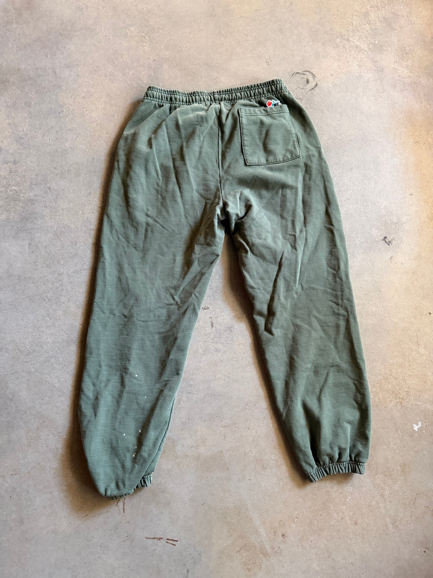 Melody Ehsani Faded Green Sweatpants Sz XL