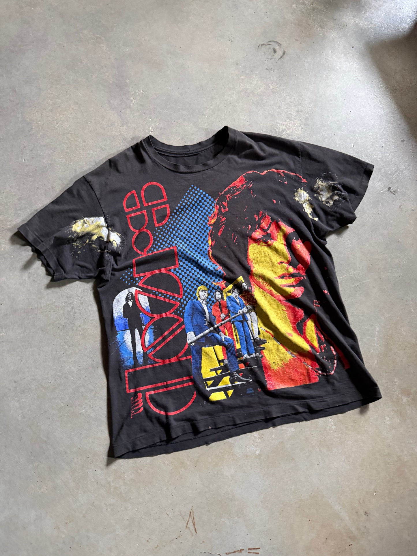 VTG The Doors 1992 All Over Print Tee Sz XL
