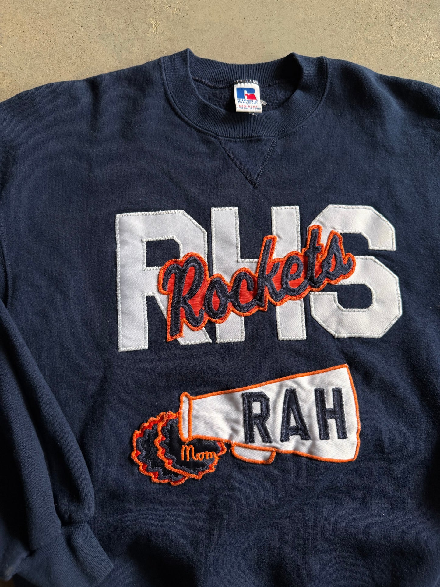 VTG RHS Rockets Rah Sweatshirt Sz L