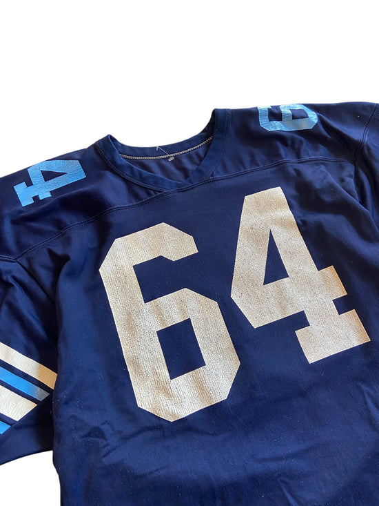 VTG Russell Athletic Blue/Baby Blue Football Jersey Sz L/XL