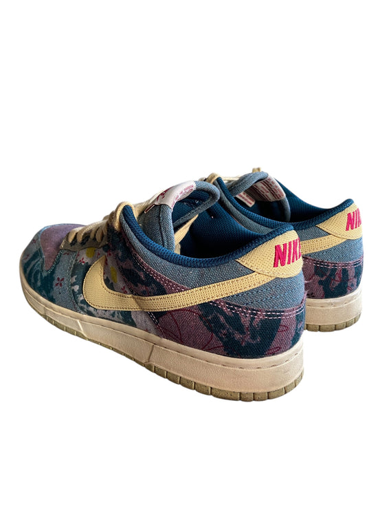 Preowned Nike Dunk Low Community Garden Size 11.5M/13W