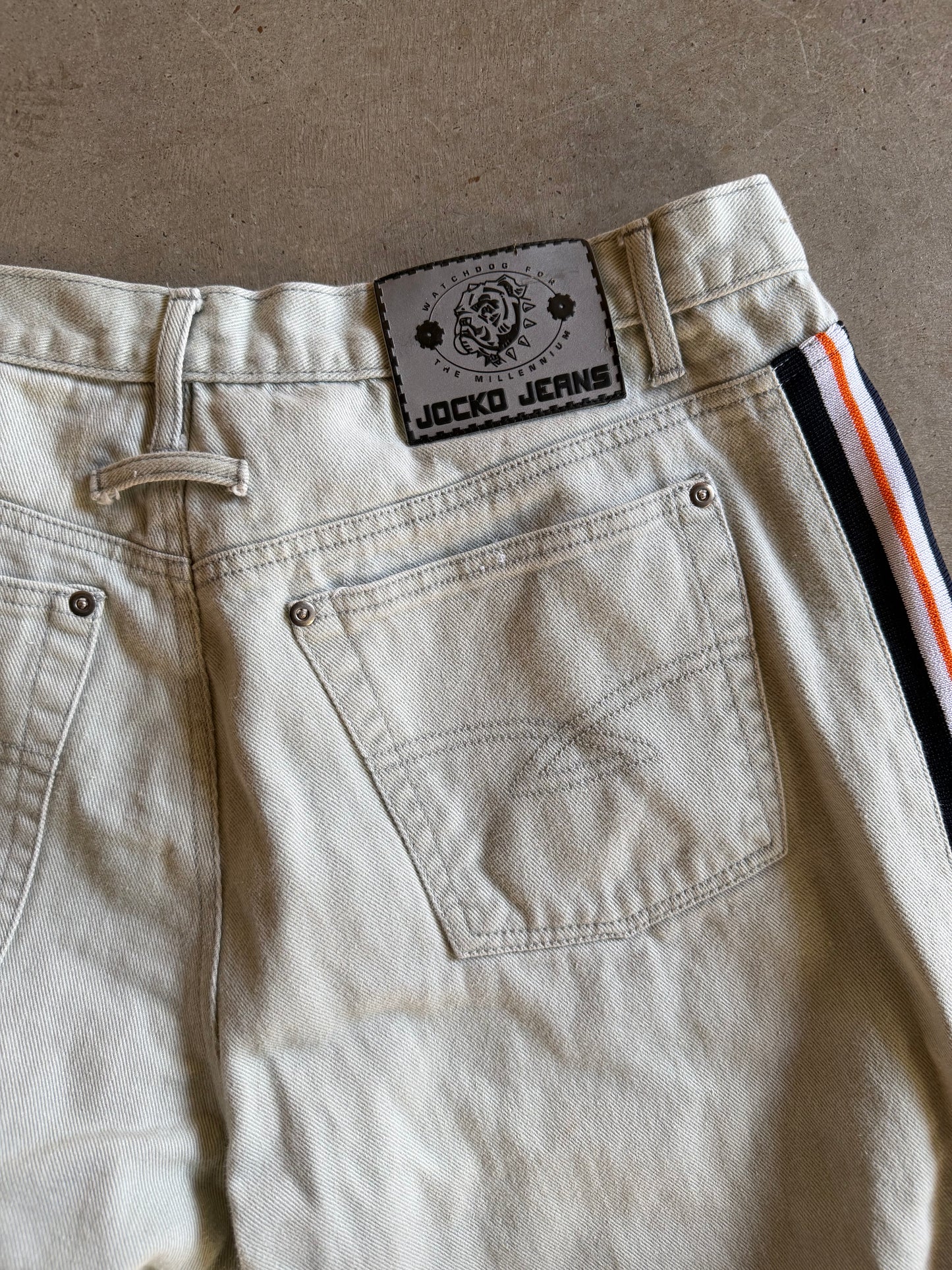 Y2K Jocko Jeans Stripe Pants Sz 36x30